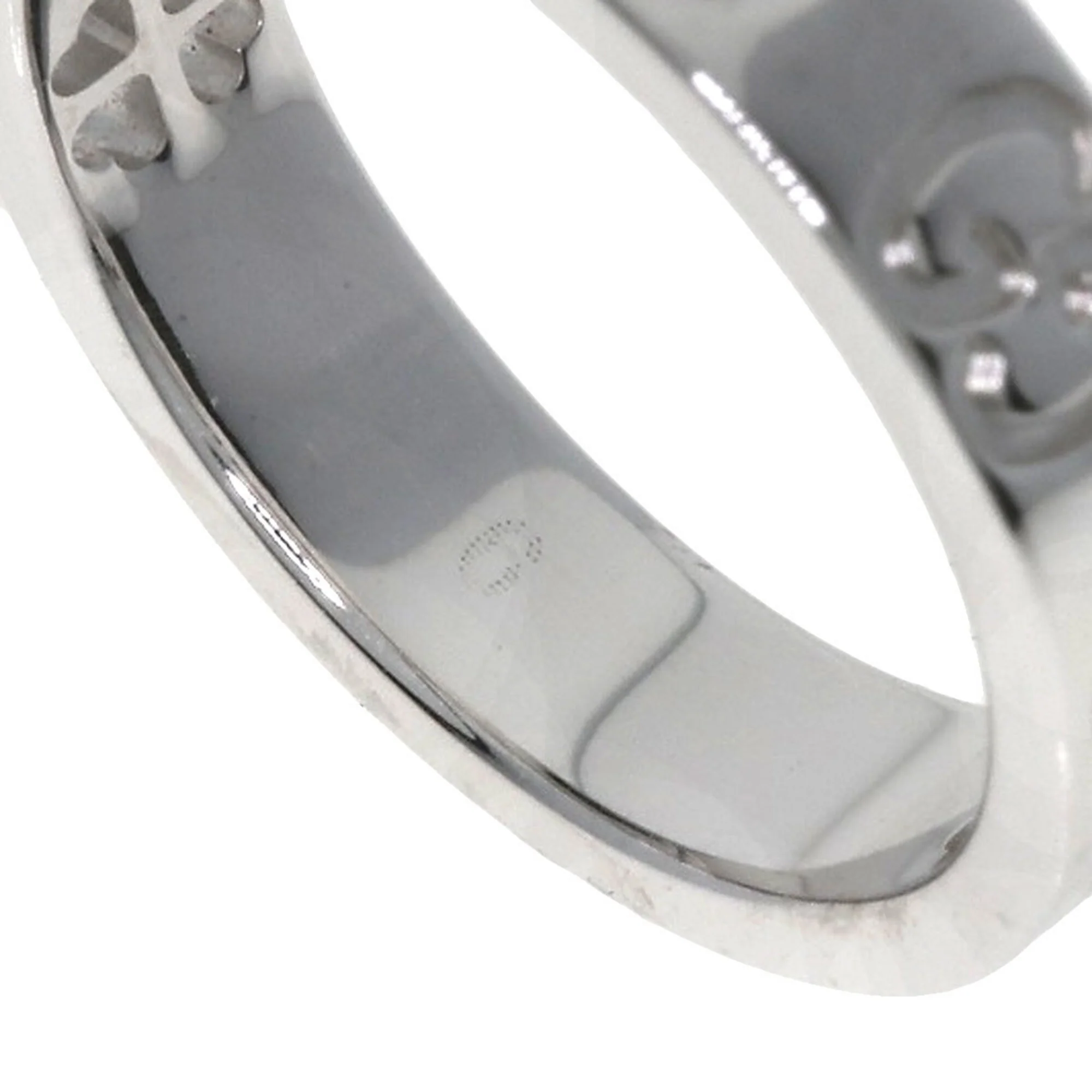Band Ring 18K White Gold with Diamond - Image 5