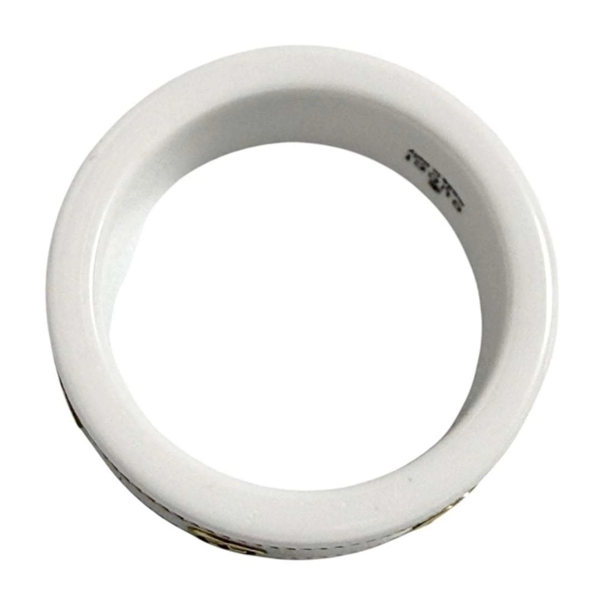 Band Ring Ceramic and 18K Yellow Gold - Image 5