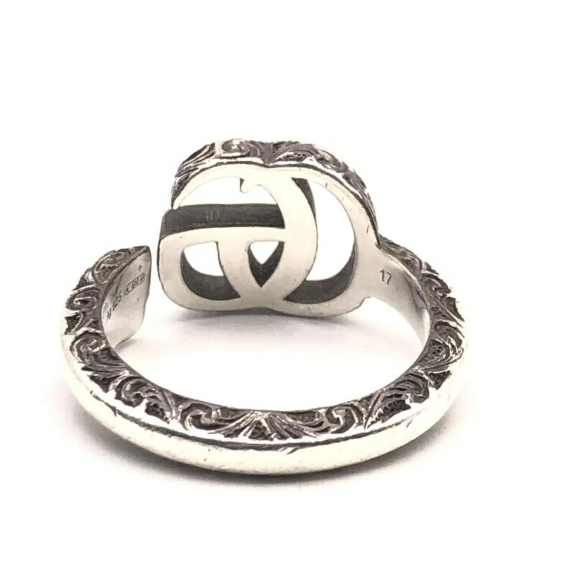 Double G Key Motif Ring - Image 3