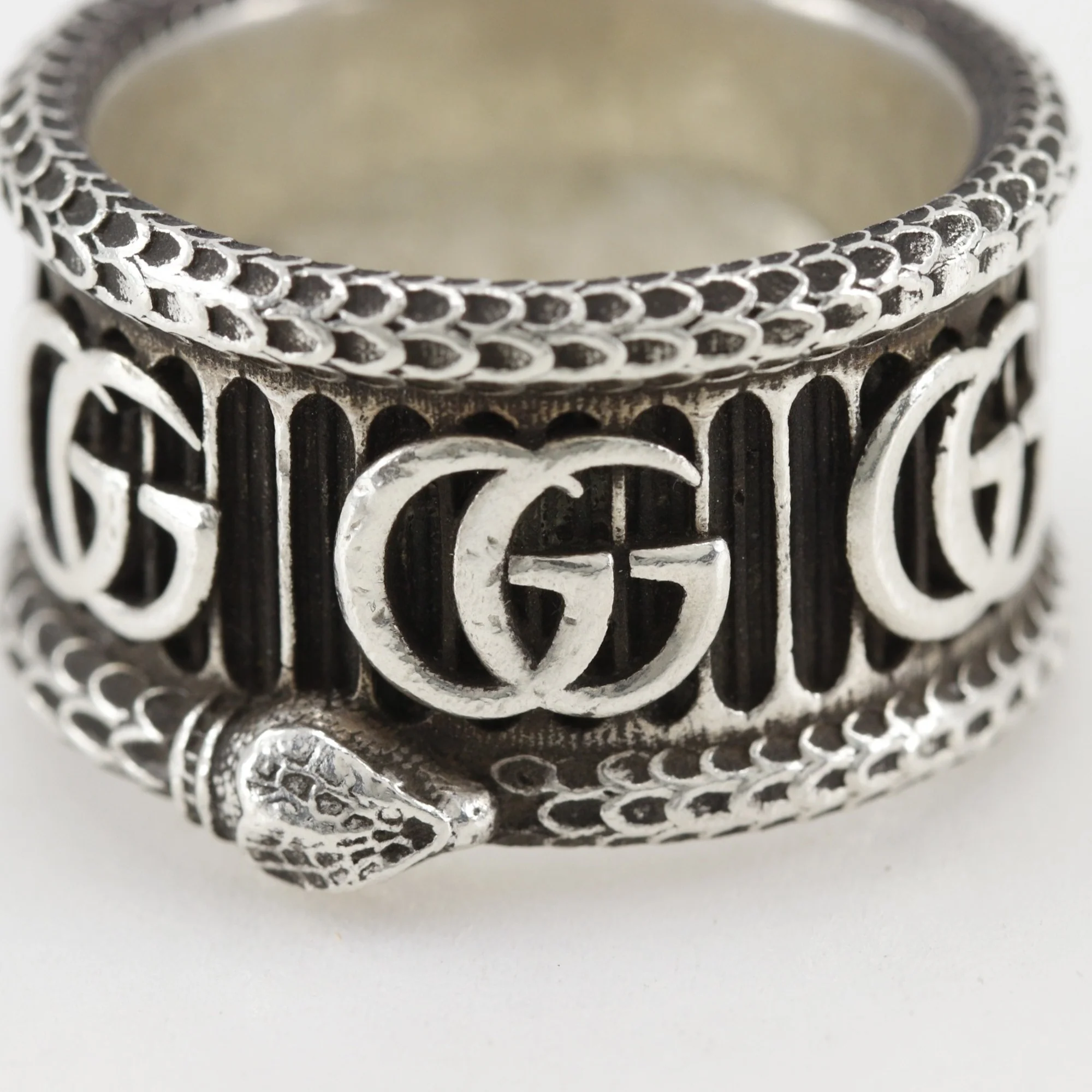 Double G Snake Ring Sterling Silver - Image 5