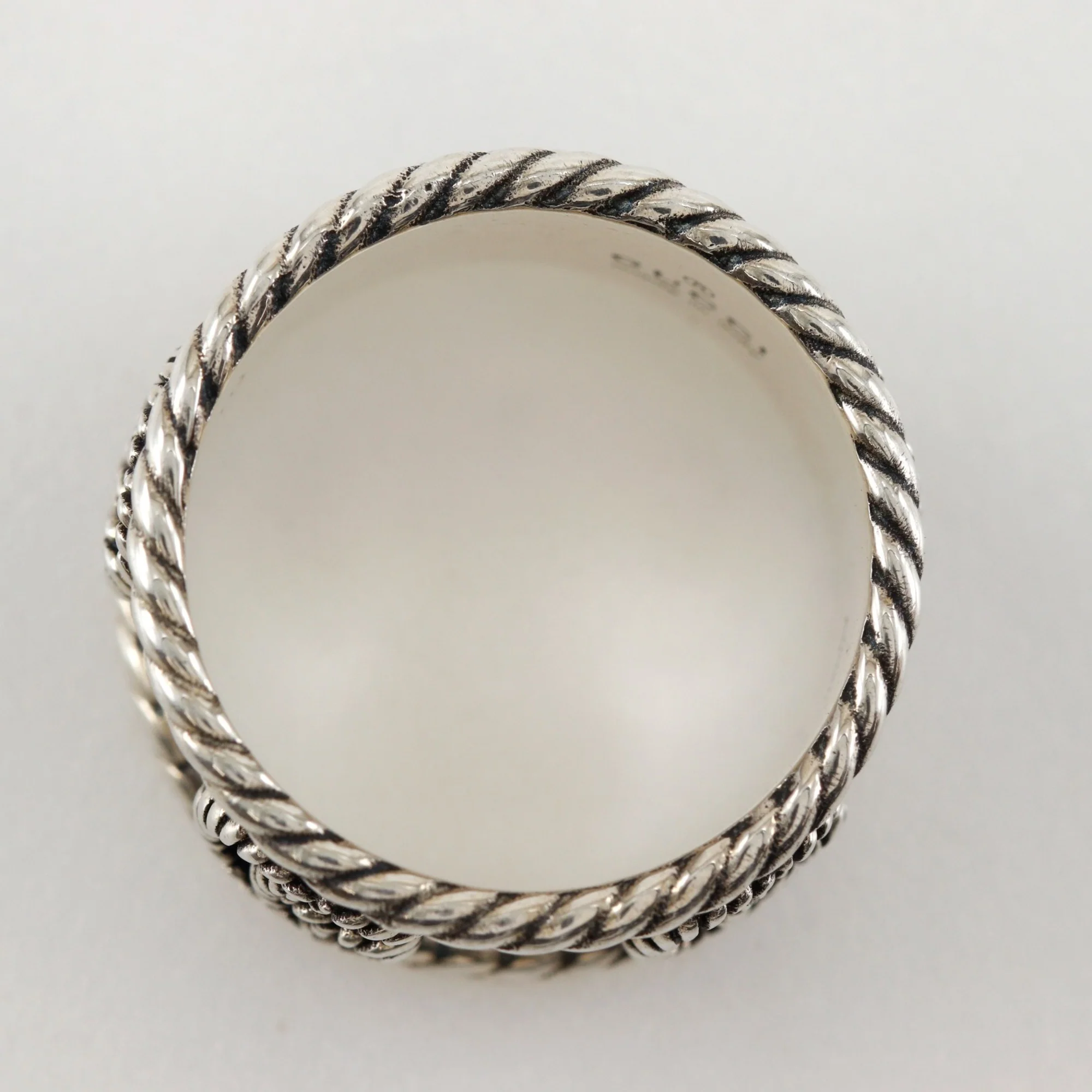 Double G Wide Ring Sterling Silver - Image 4