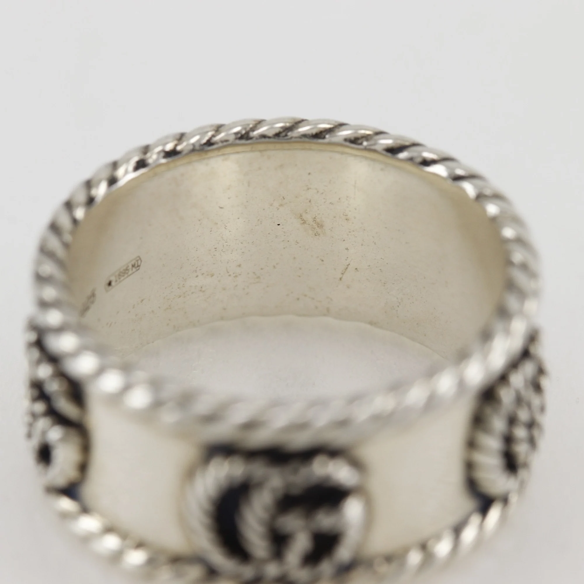 Double G Wide Ring Sterling Silver - Image 5