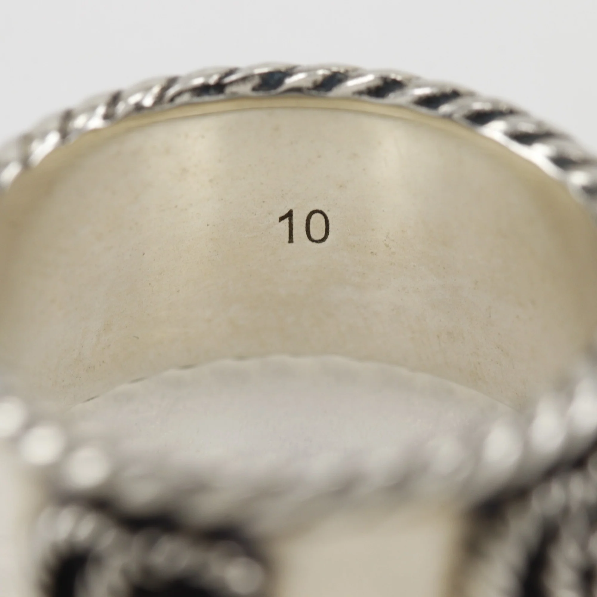 Double G Wide Ring Sterling Silver - Image 6