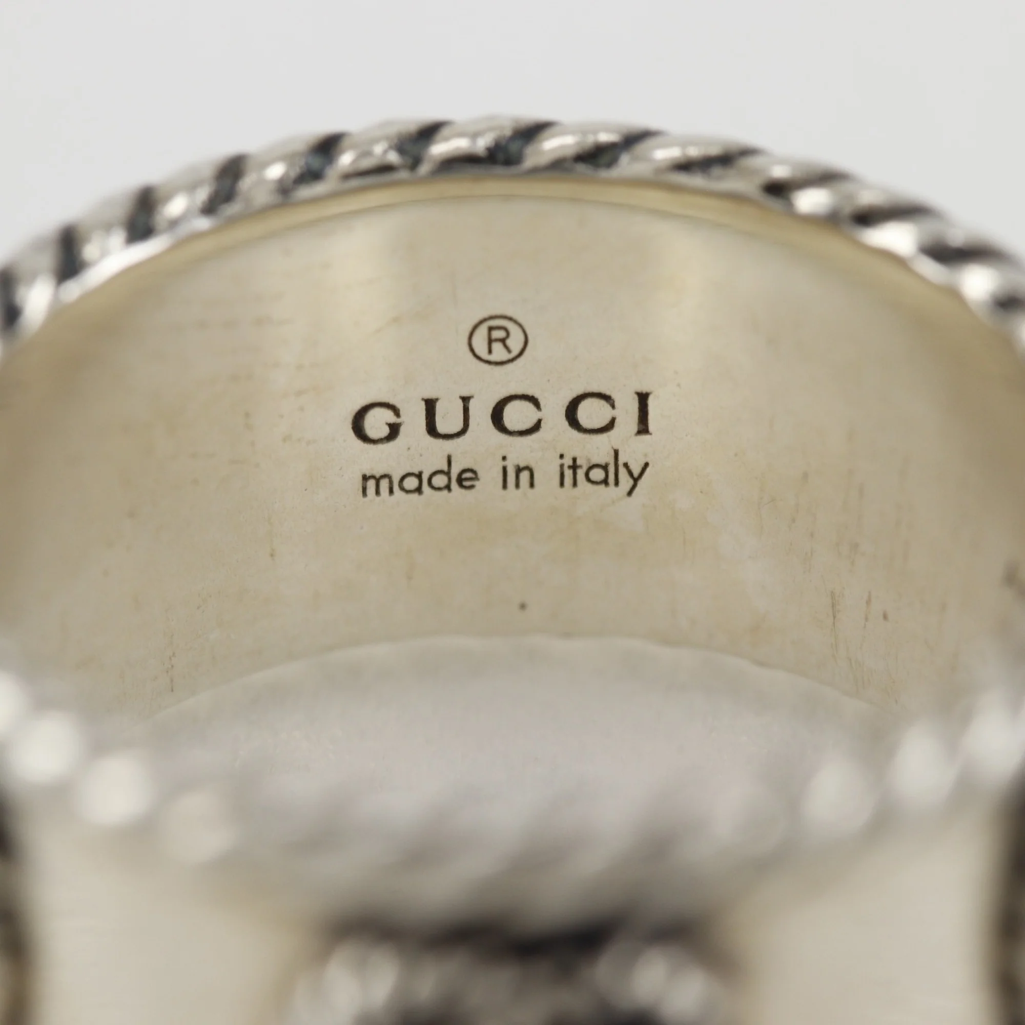Double G Wide Ring Sterling Silver - Image 7