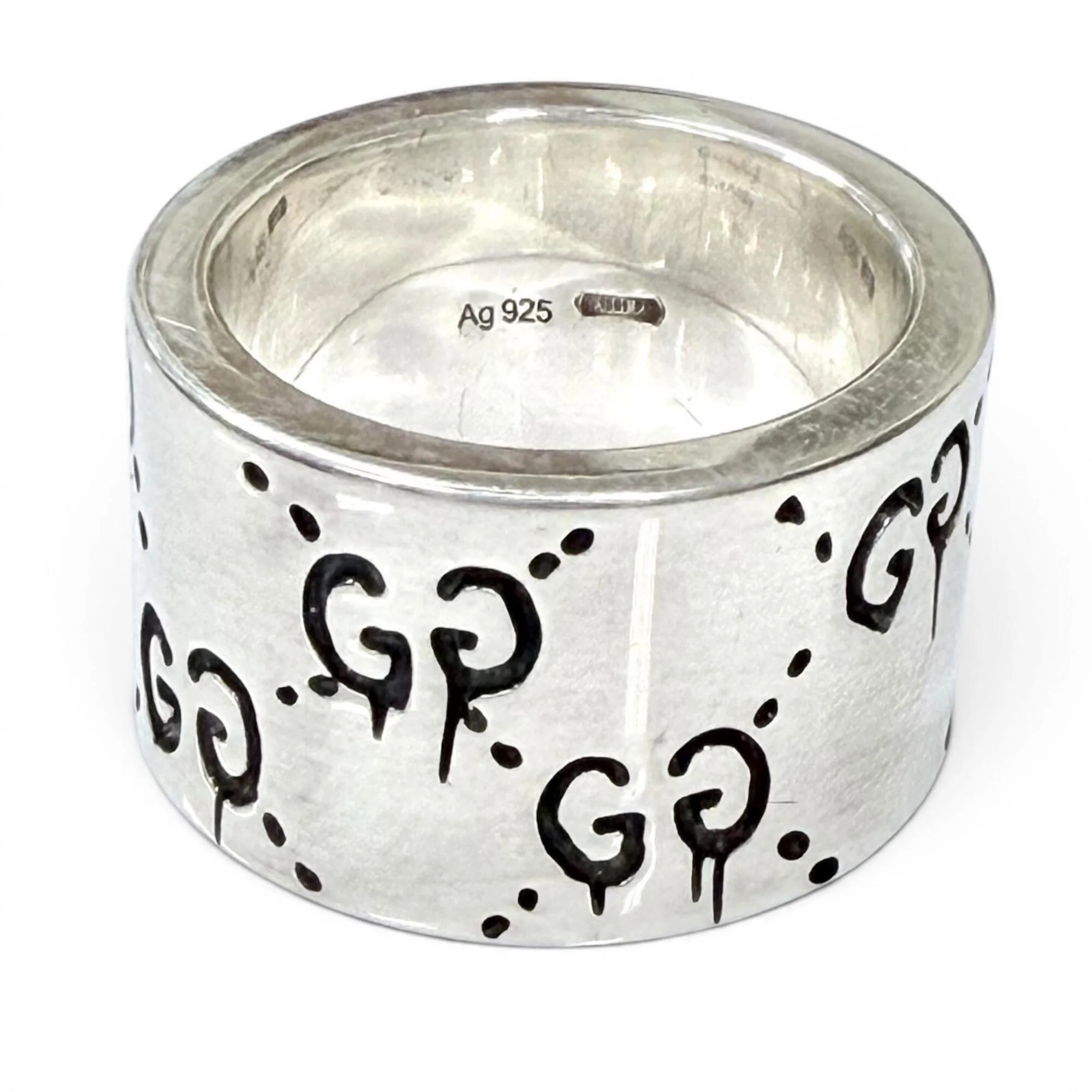 Ghost Wide Ring Sterling Silver - Image 4