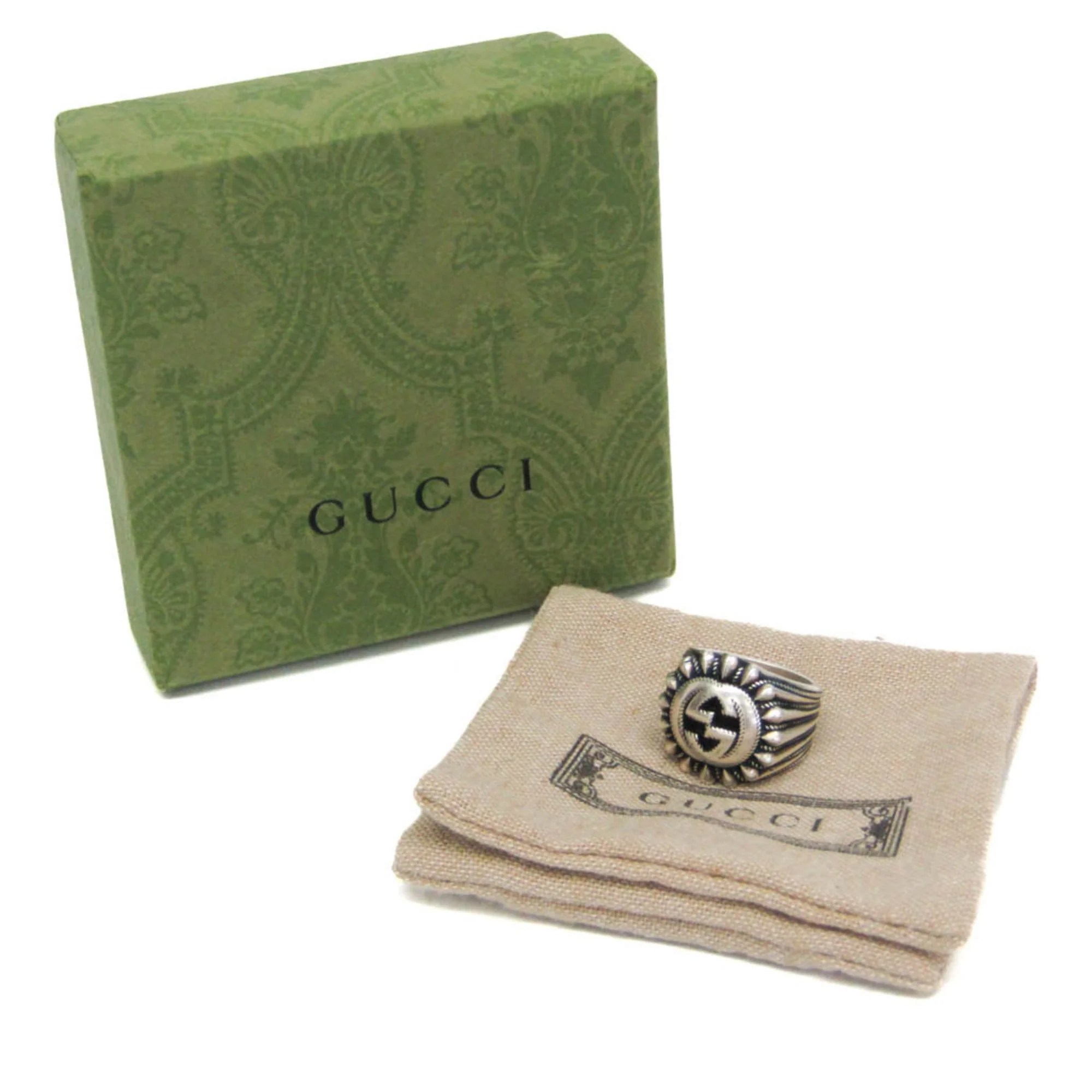 Interlocking G Ring Sterling Silver - Image 2