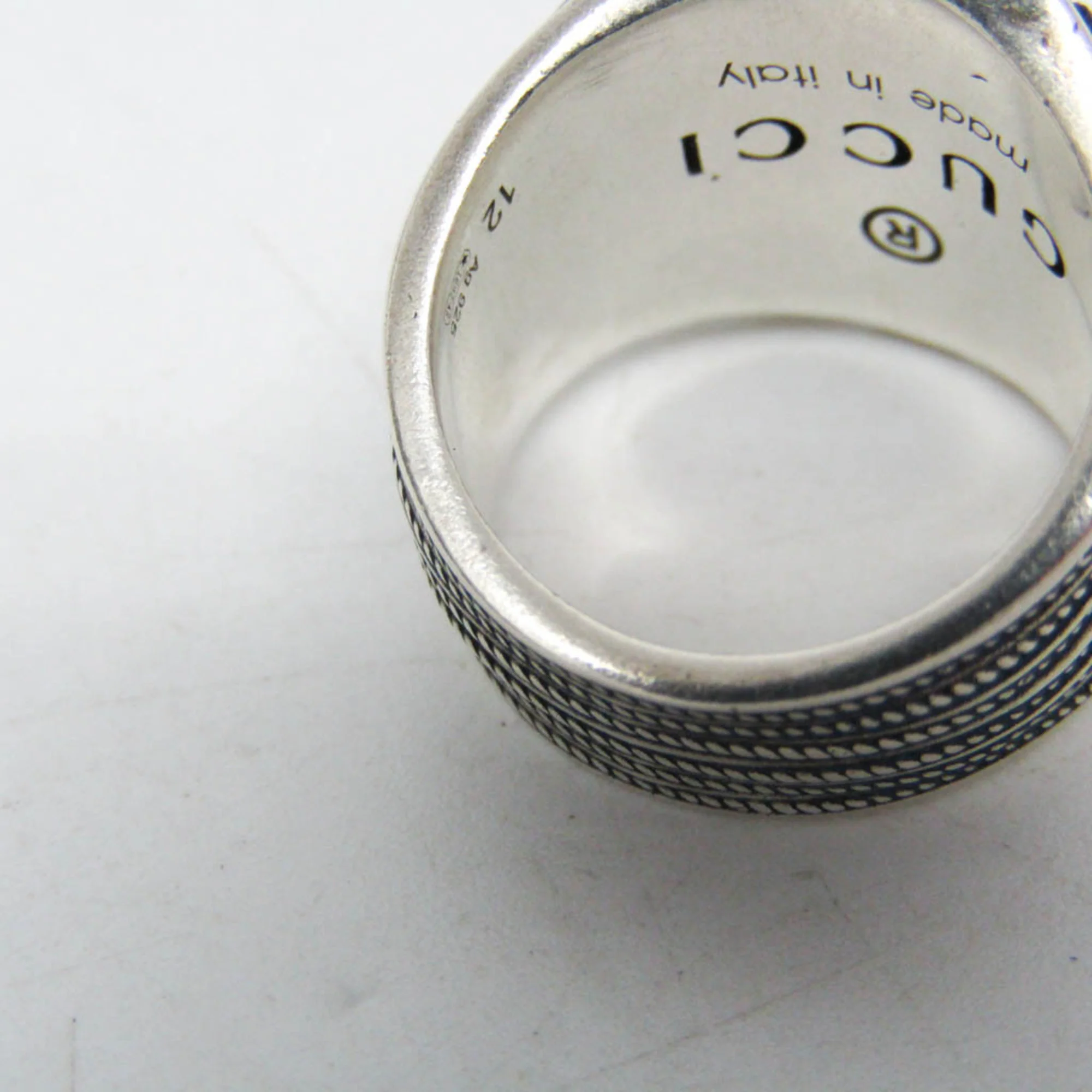 Interlocking G Ring Sterling Silver - Image 5