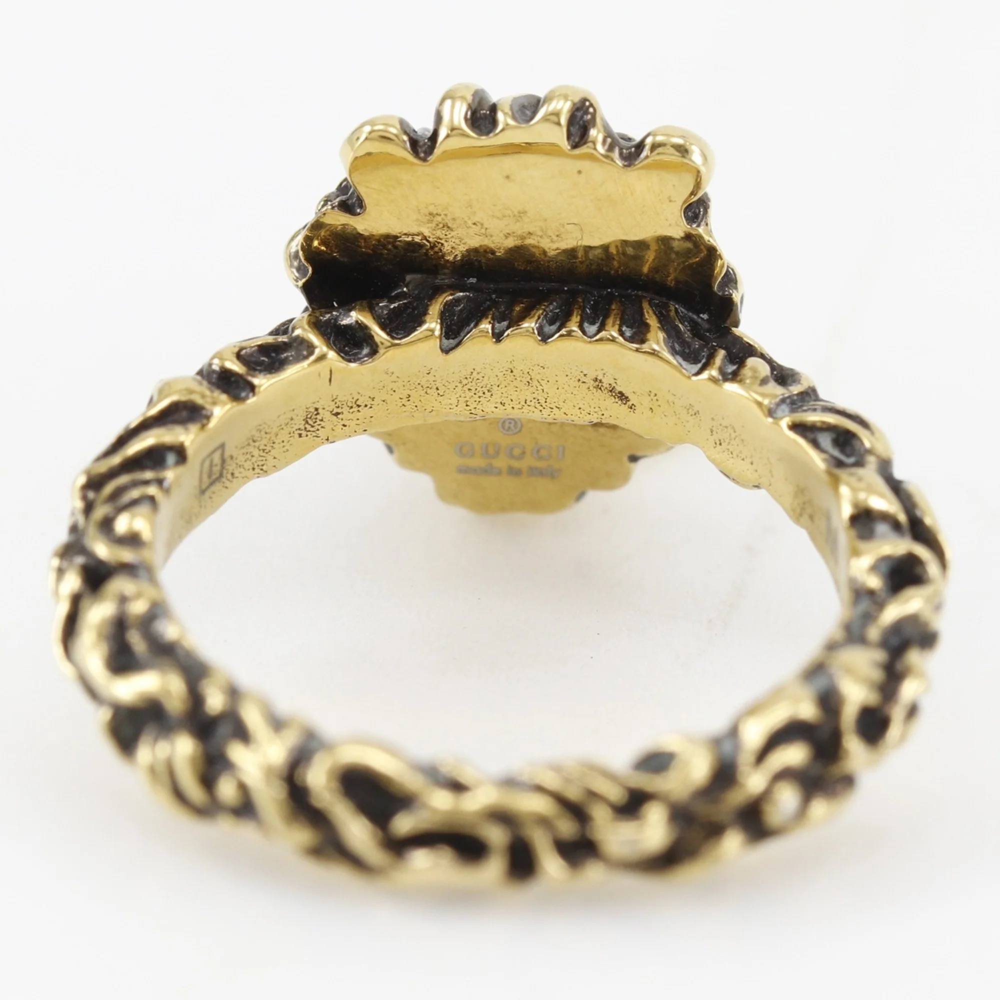 Lion Head Ring Gold - Image 4