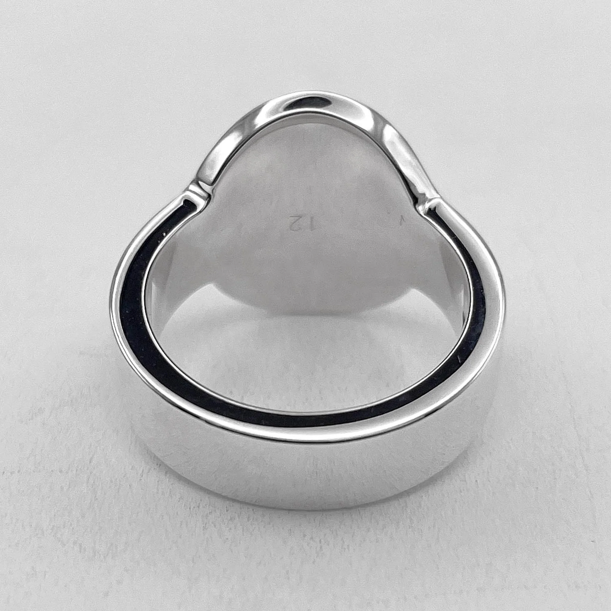 Oval Band Ring Sterling Silver - Image 4