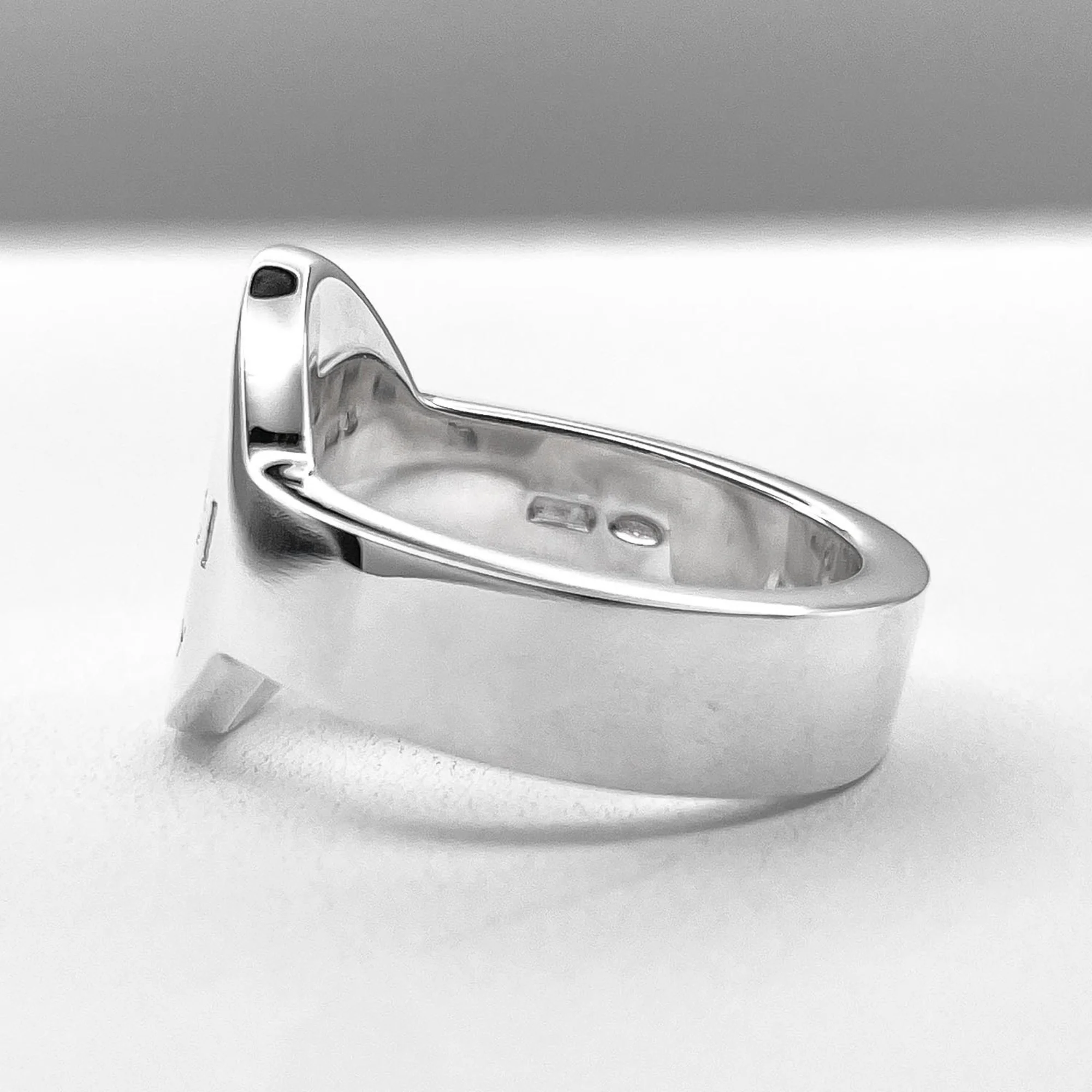 Oval Band Ring Sterling Silver - Image 2
