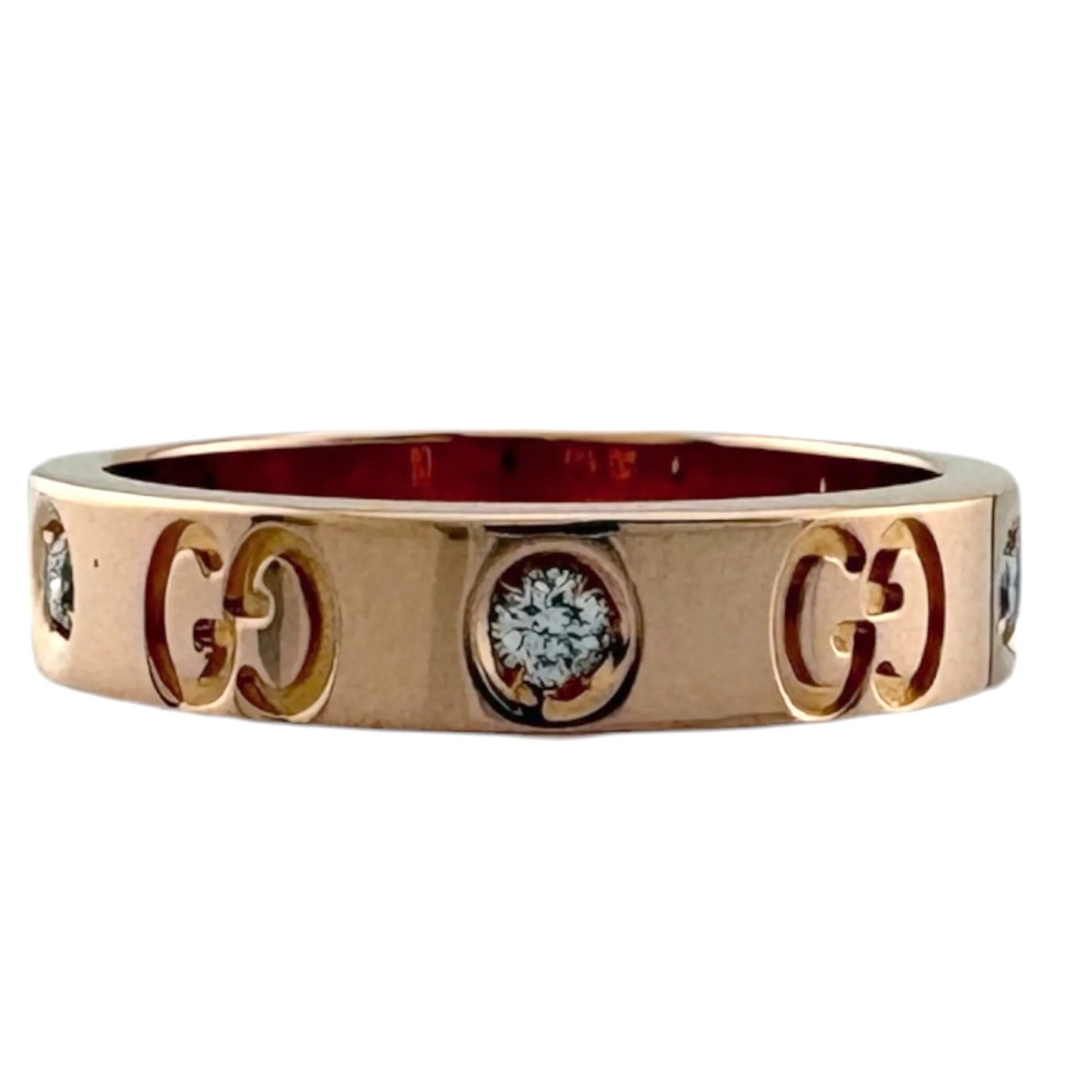 Ring 18K Rose Gold with Diamond - Image 3