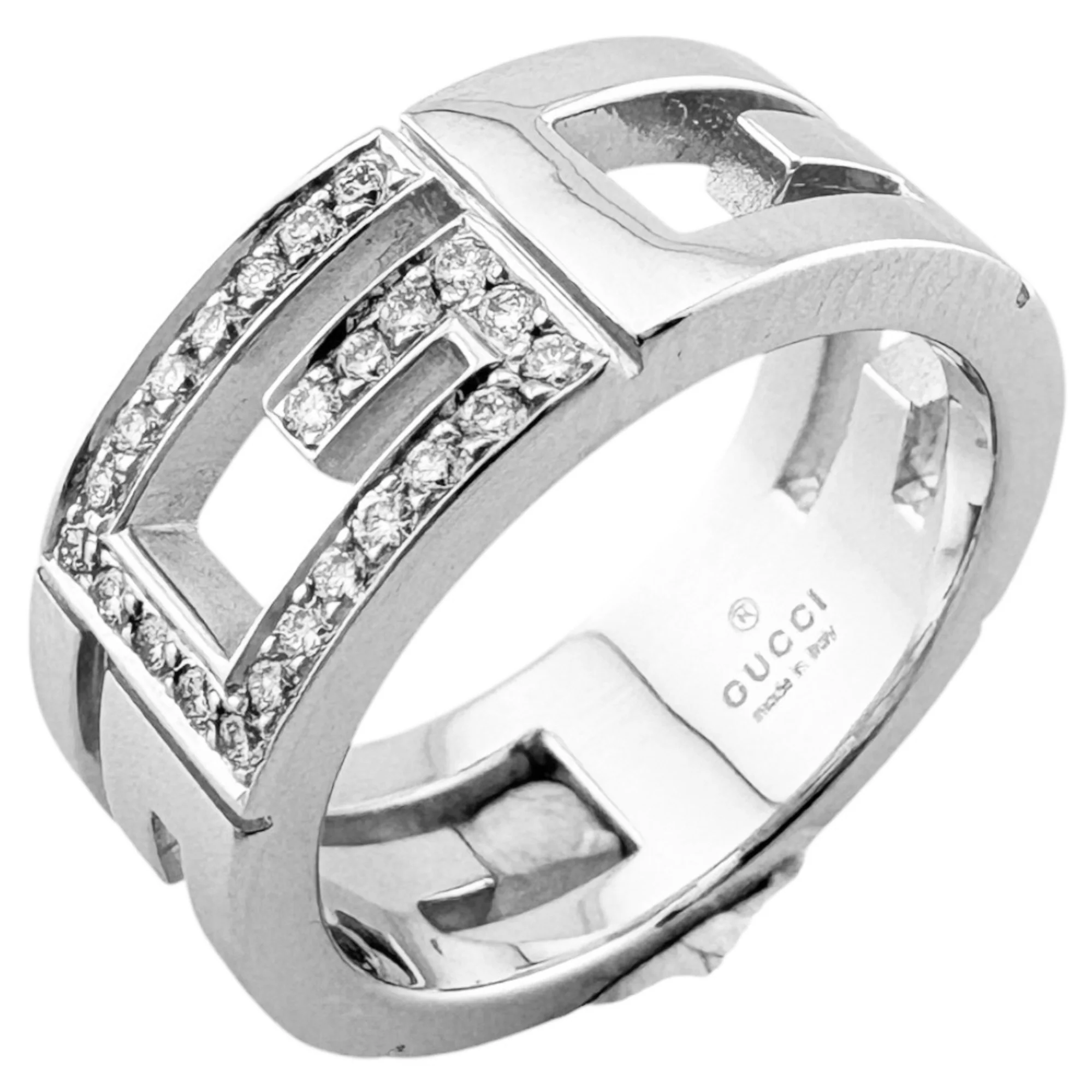 Ring 18K White Gold with Diamond