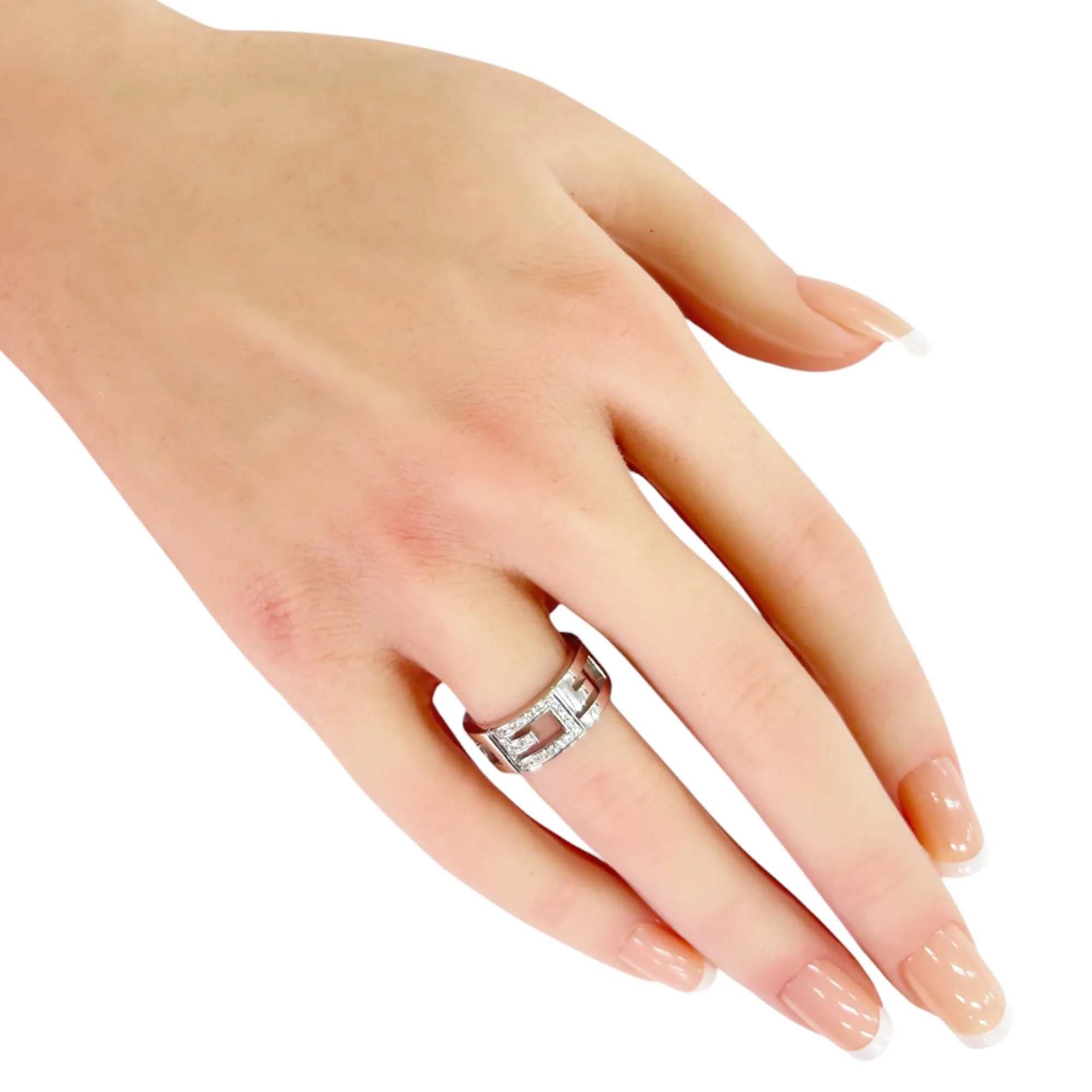 Ring 18K White Gold with Diamond - Image 2