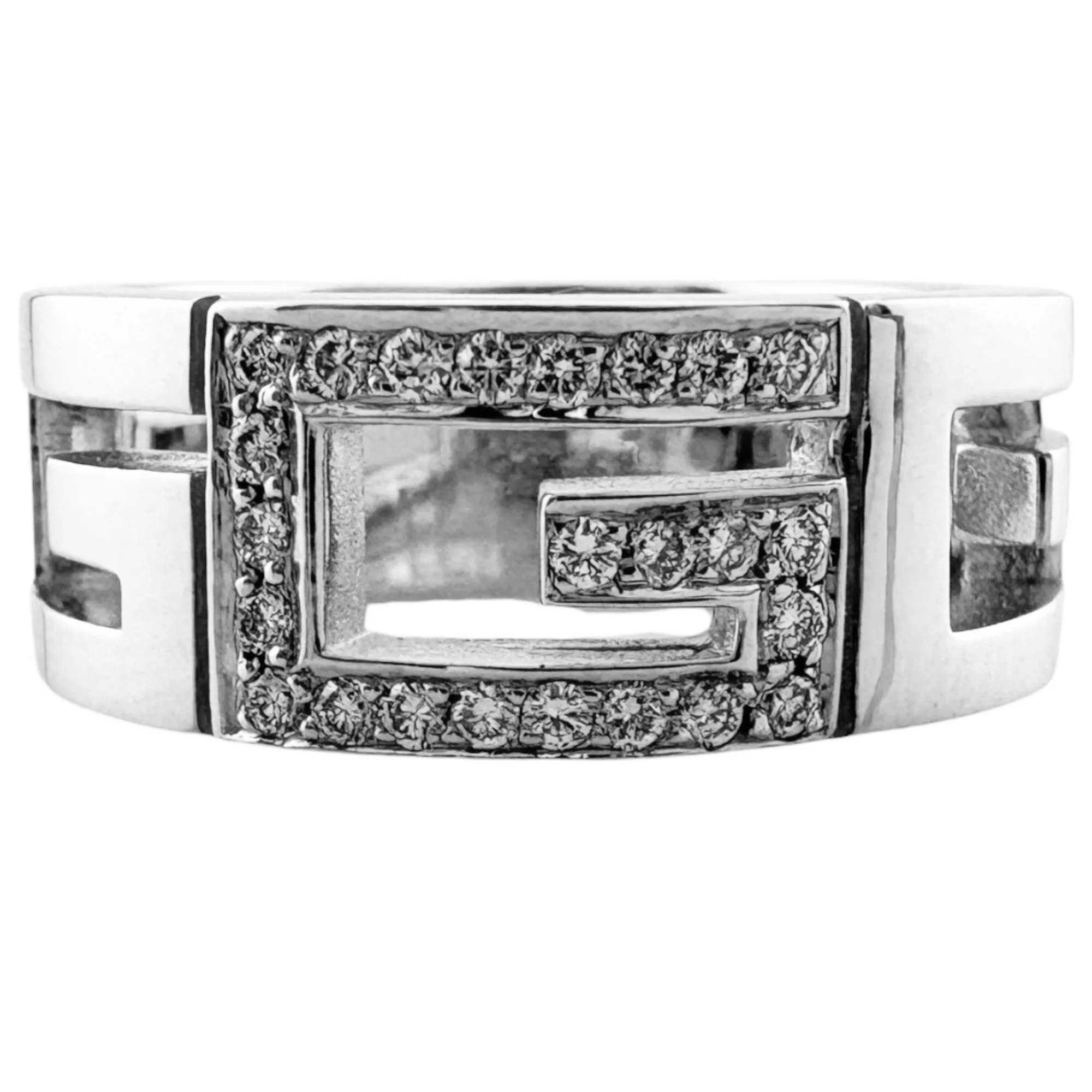 Ring 18K White Gold with Diamond - Image 3