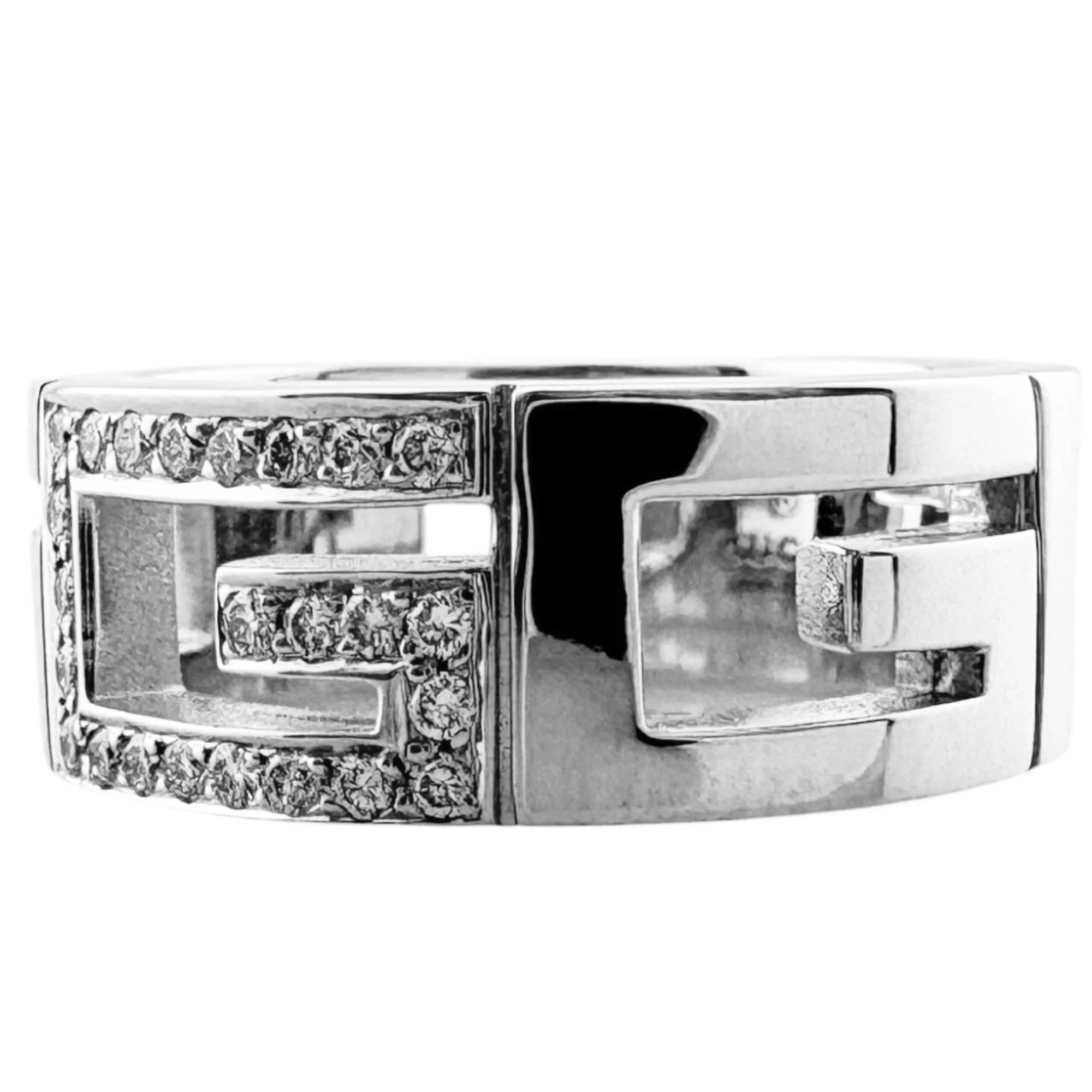 Ring 18K White Gold with Diamond - Image 4
