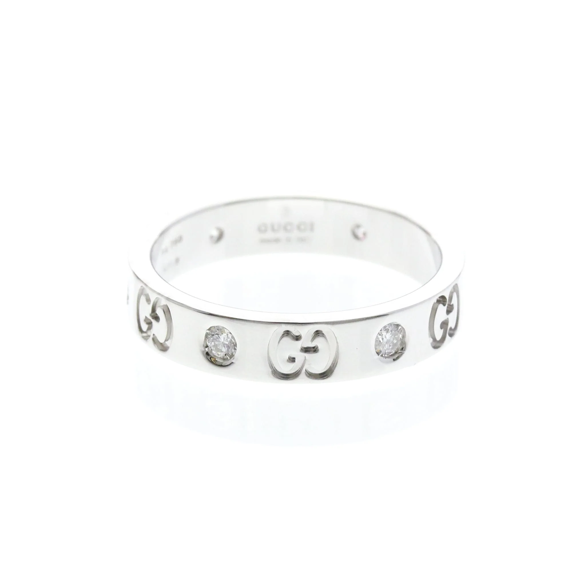 Ring 18K White Gold with Diamond