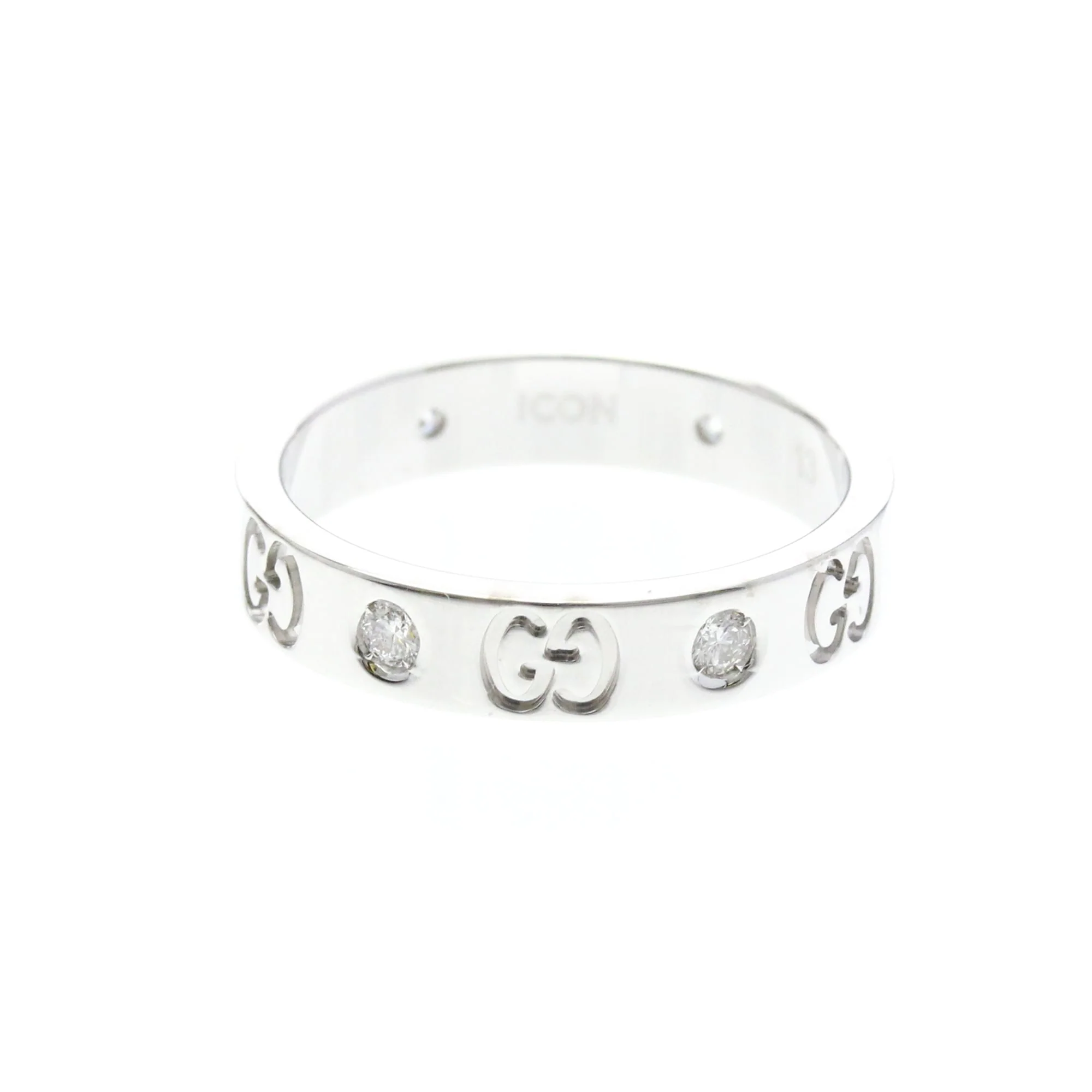 Ring 18K White Gold with Diamond - Image 3
