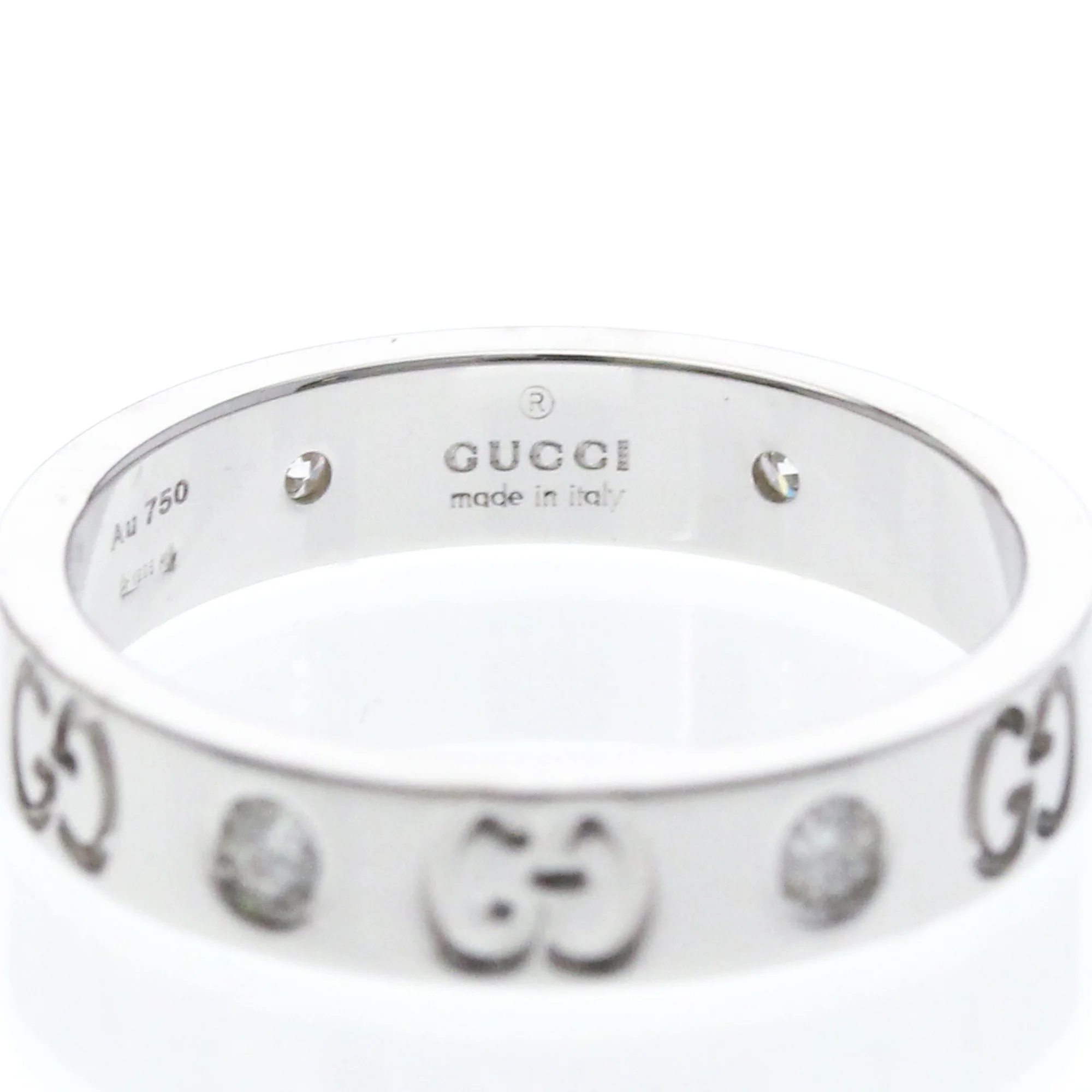 Ring 18K White Gold with Diamond - Image 5
