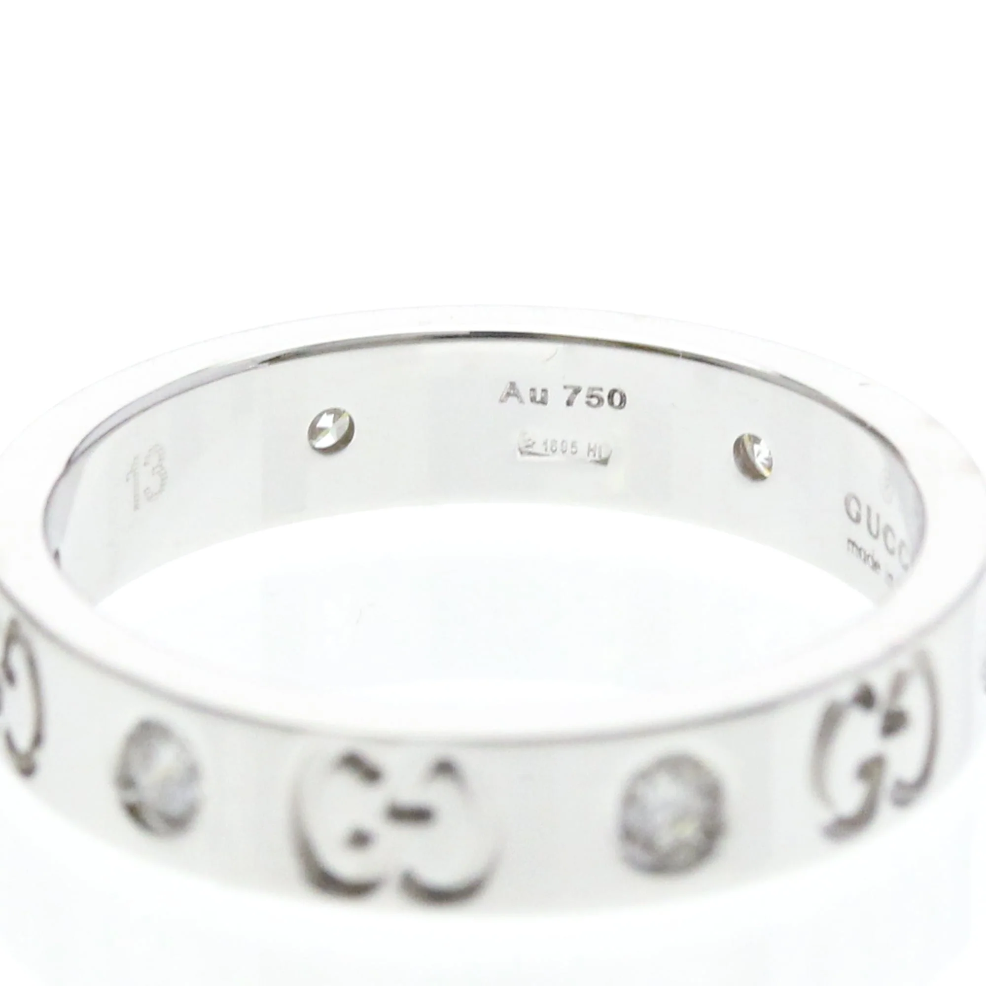 Ring 18K White Gold with Diamond - Image 6