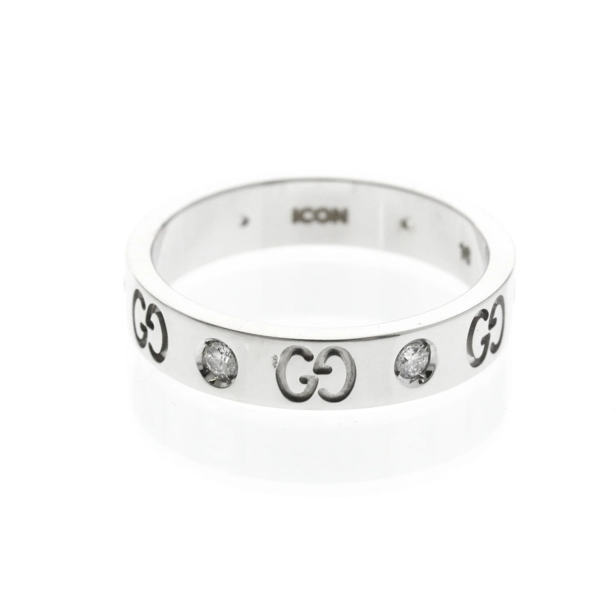 Ring 18K White Gold With Diamond - Image 3