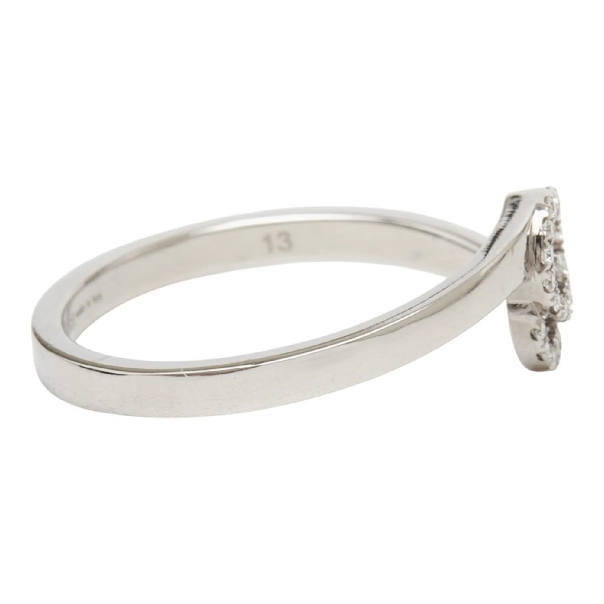 Ring 18K White Gold with Diamond - Image 4