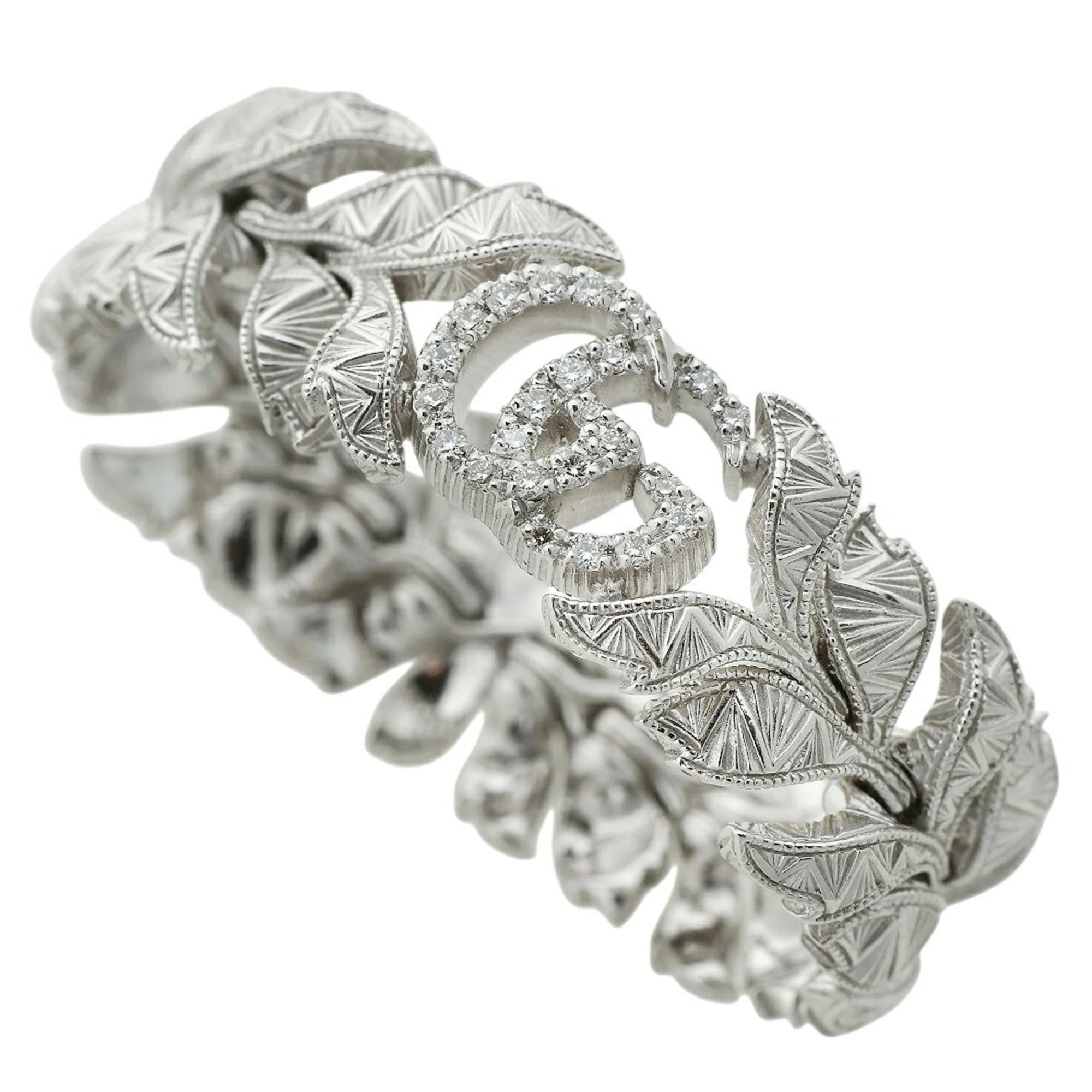 Ring 18K White Gold with Diamonds