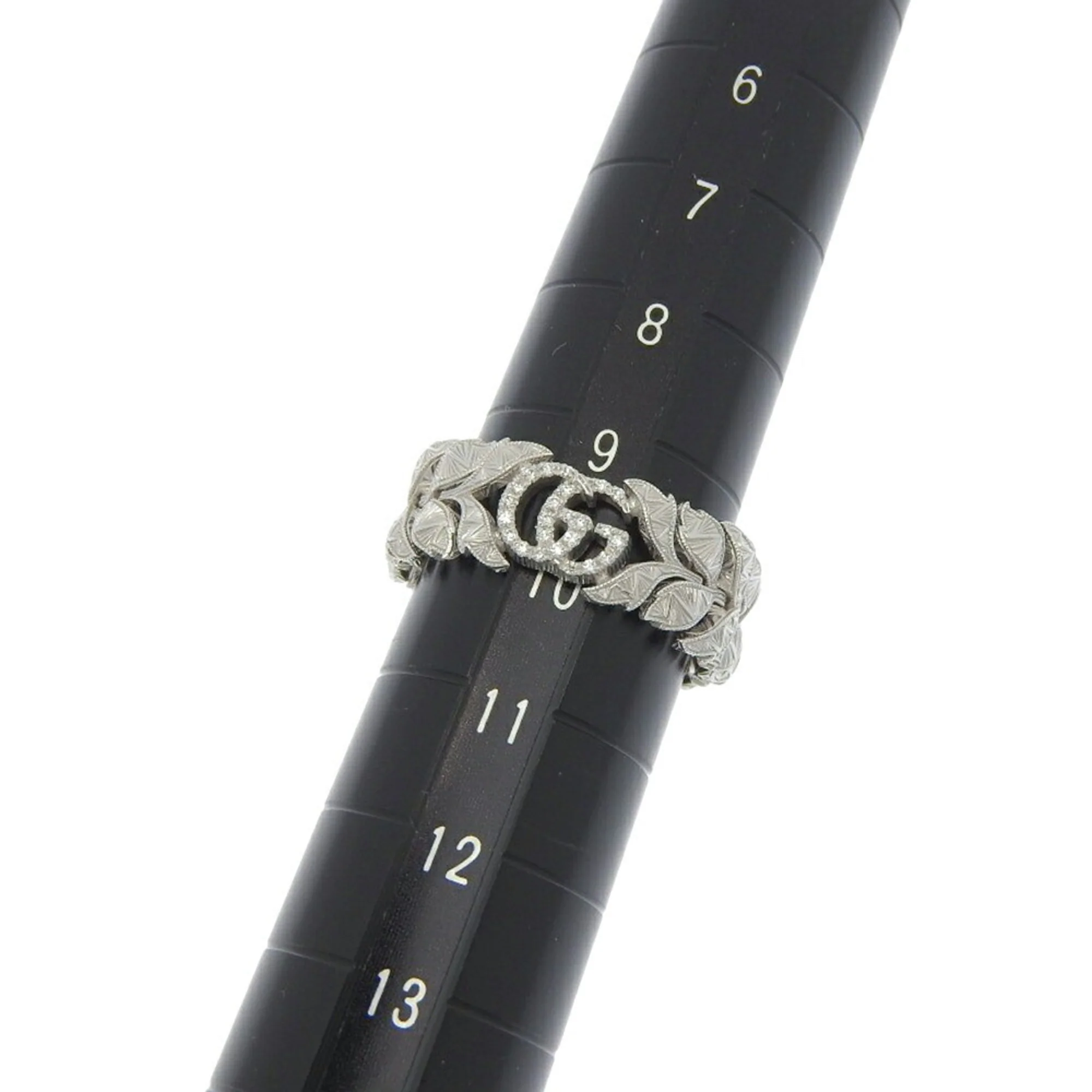 Ring 18K White Gold with Diamonds - Image 4