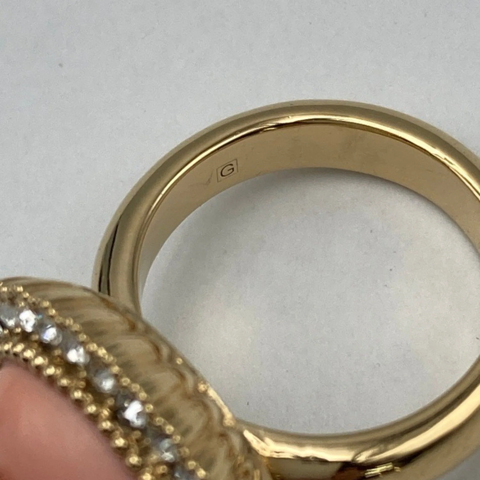 Ring Metal Pink with Rhinestone - Image 9
