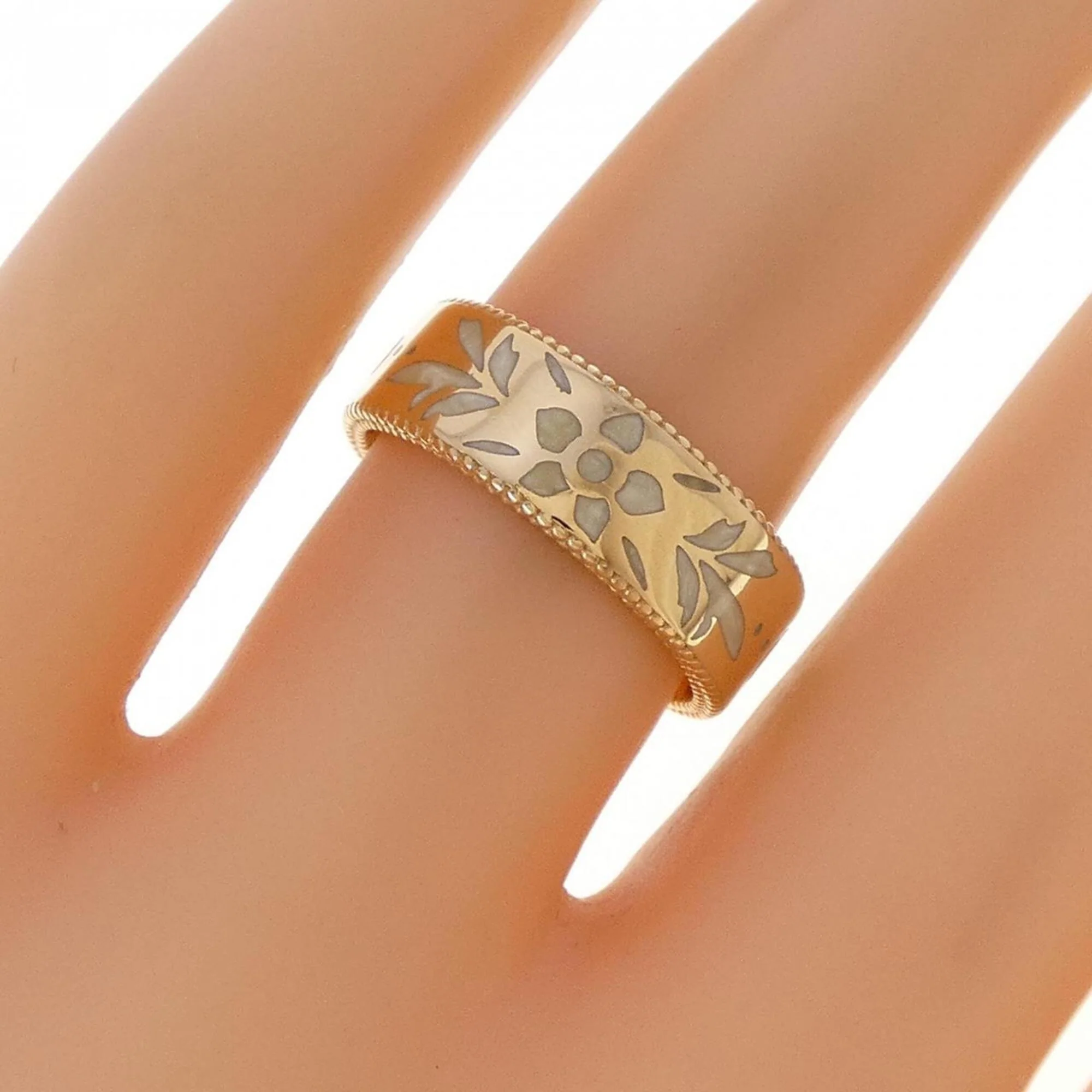Ring Resin and 18K Yellow Gold - Image 5