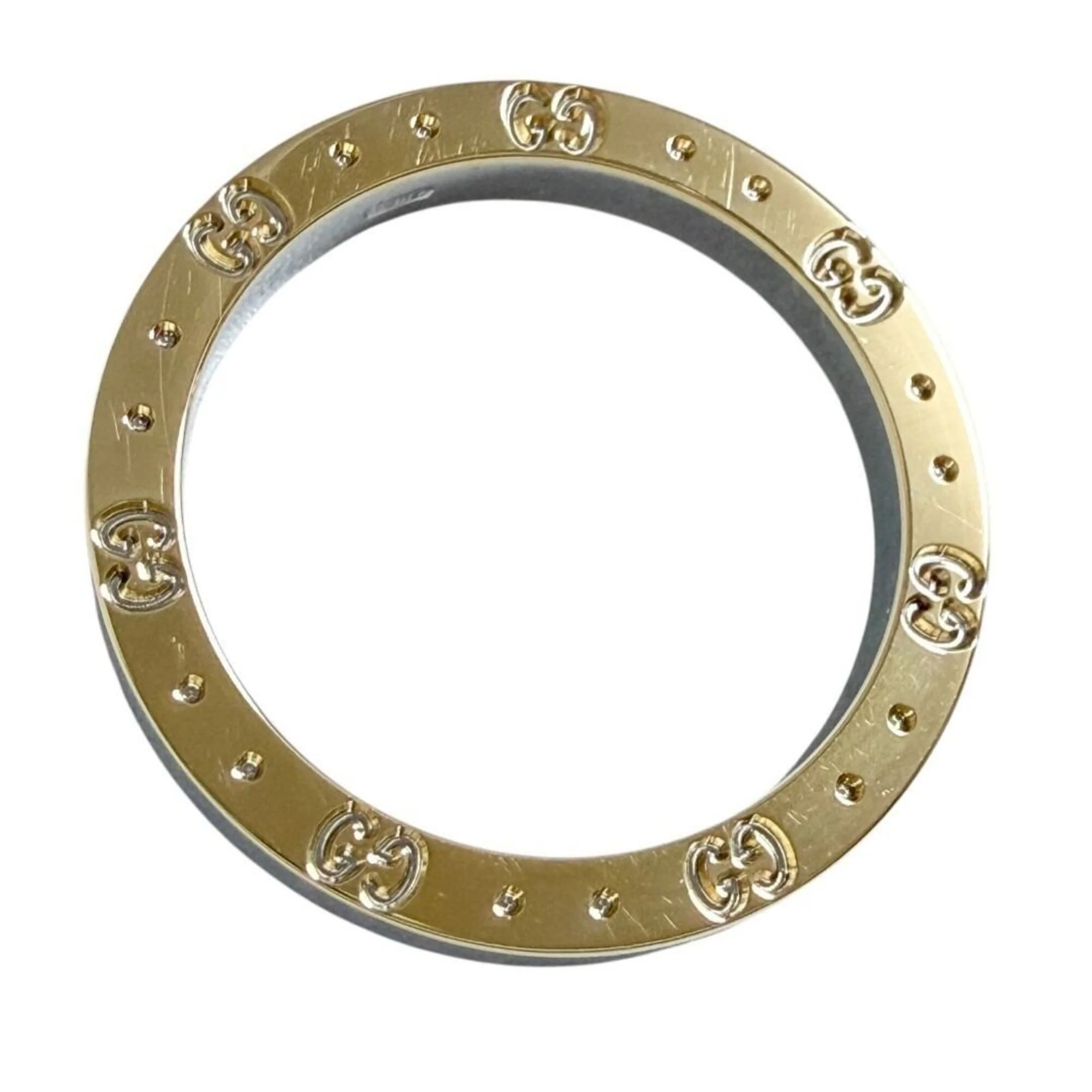 Ring Stainless Steel and 18K Yellow Gold - Image 4