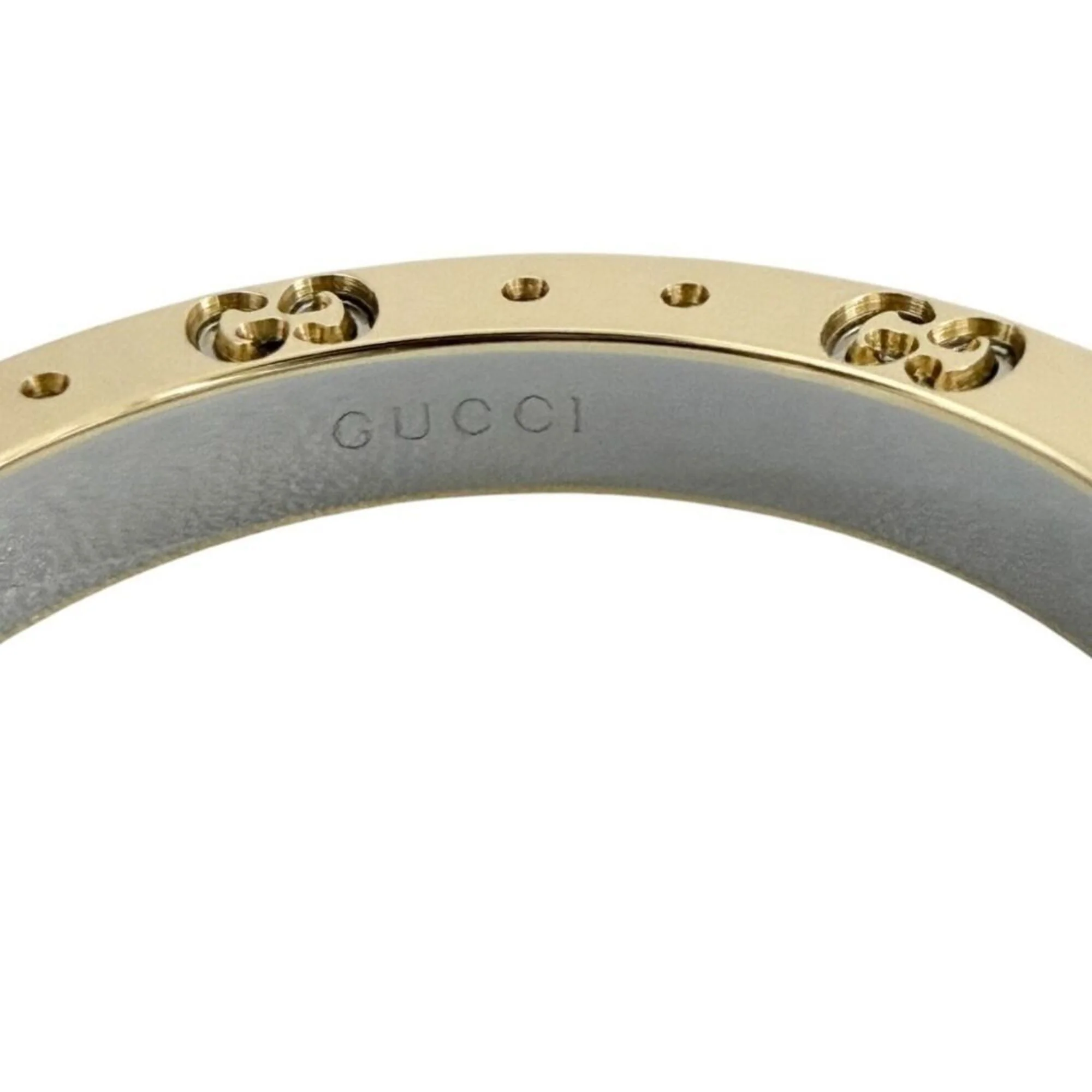 Ring Stainless Steel and 18K Yellow Gold - Image 5