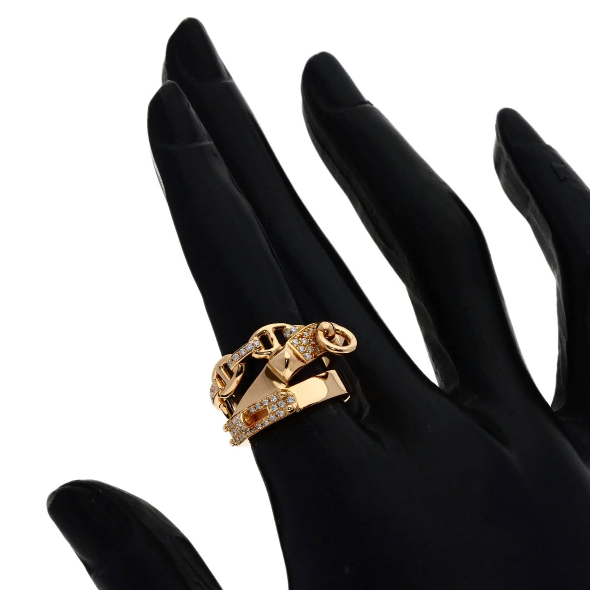 Alsimi GM Ring 18K Rose Gold with Diamond - Image 7