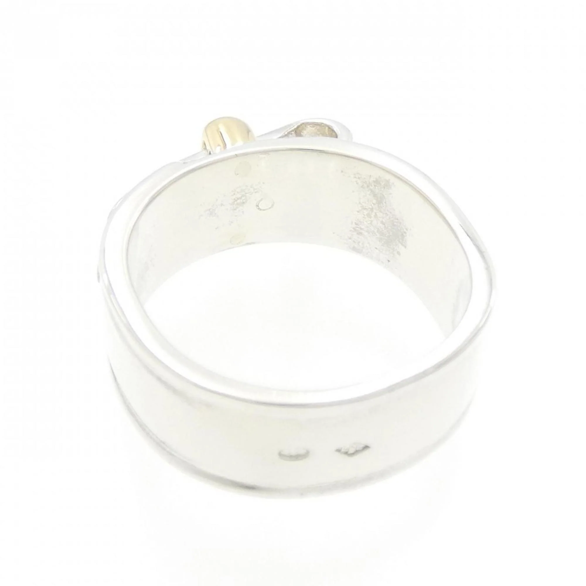 Band Ring Sterling Silver and 18K Yellow Gold - Image 3