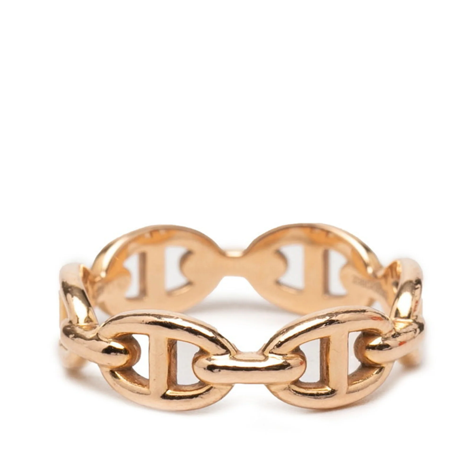 Chaine d'Ancre Enchainée Ring 18K Rose Gold - Image 3