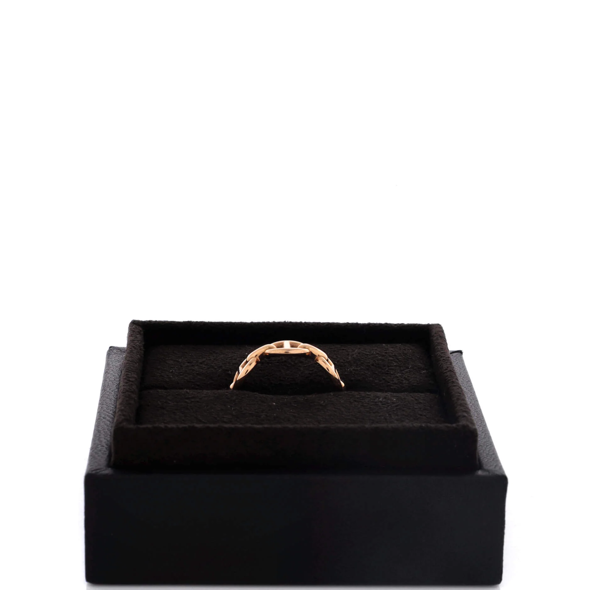 Chaine d'Ancre Enchainee Ring 18K Rose Gold Small - Image 2