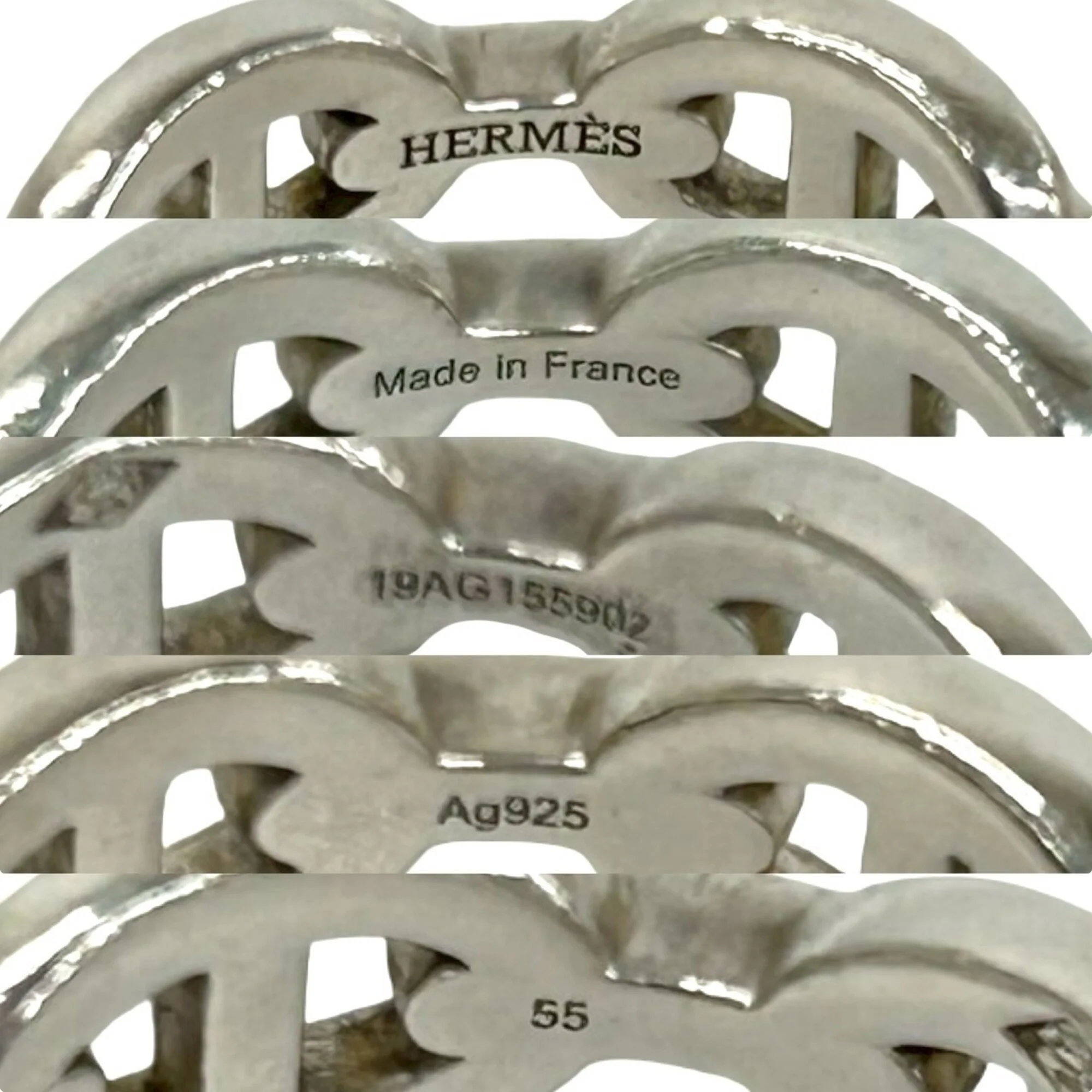 Chaine d'Ancre Enchainée Ring Sterling Silver - Image 3