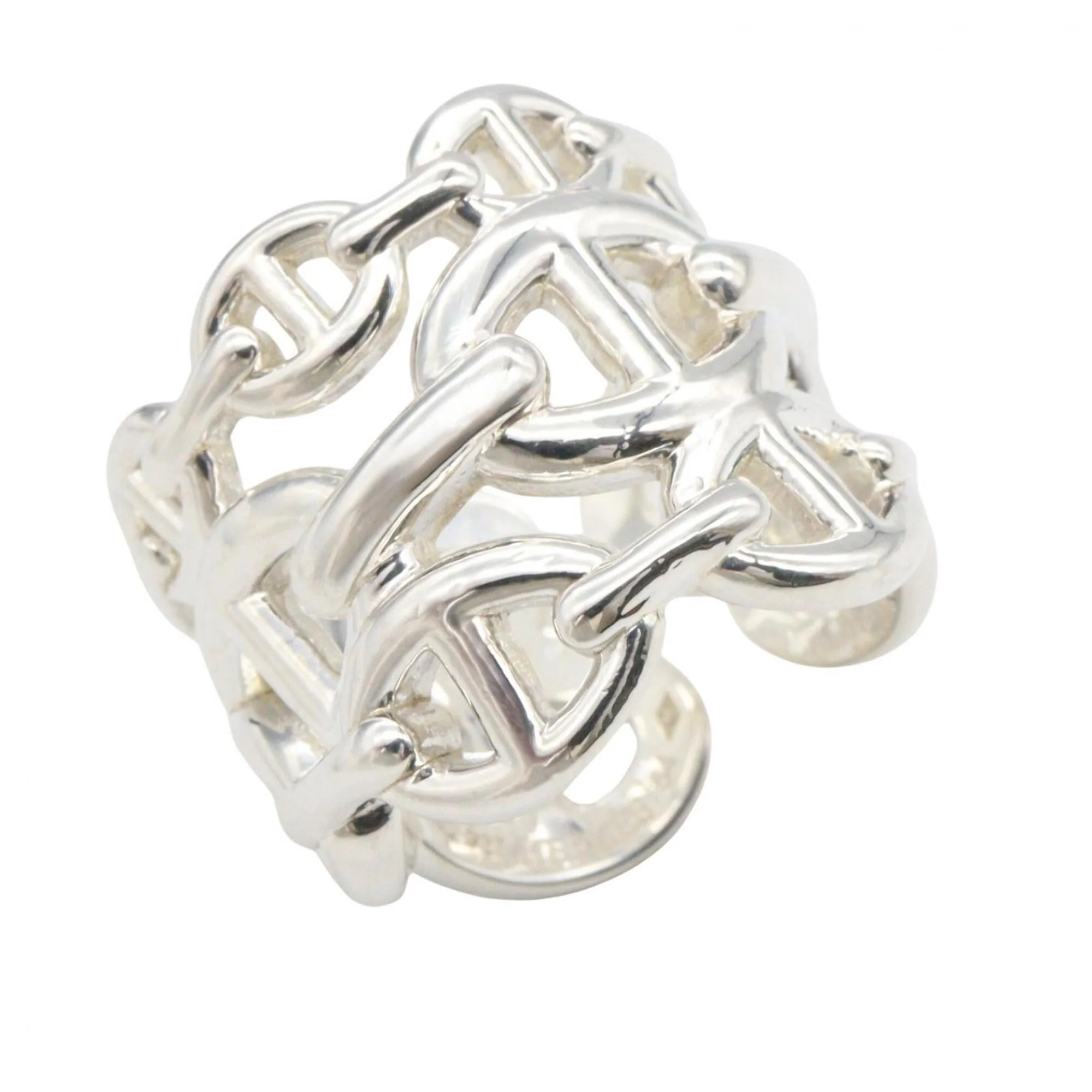 Chaine d'Ancre Enchainée Ring Sterling Silver