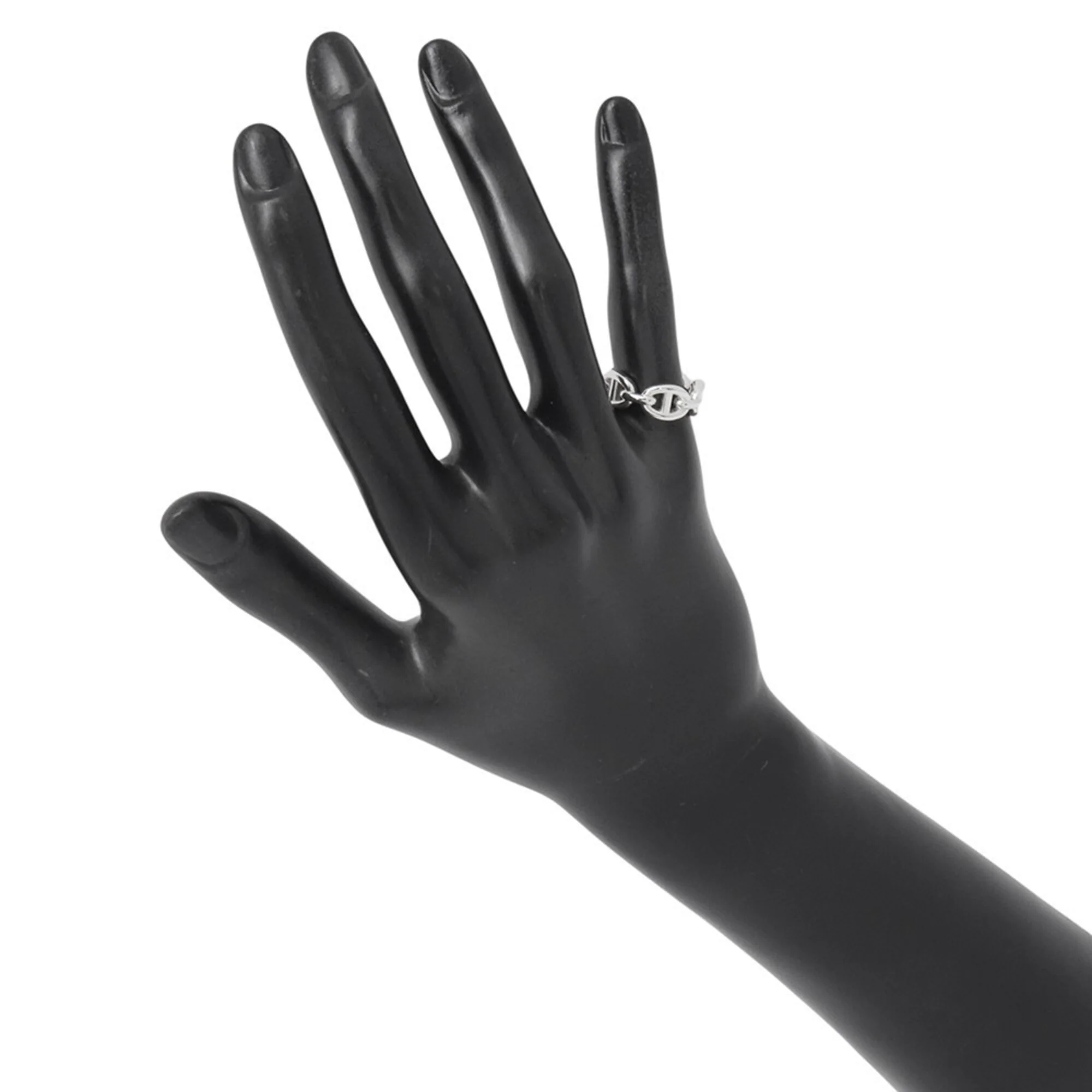Chaine d'Ancre Enchainee Ring Sterling Silver Mini - Image 4