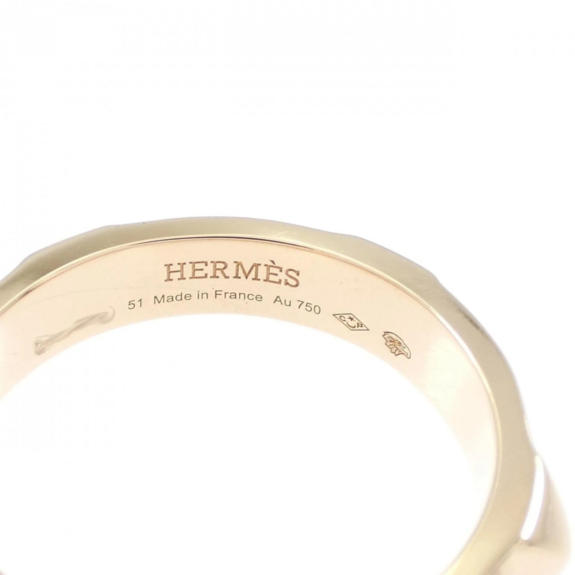 Clou de H Ring 18K Rose Gold with Diamond - Image 3
