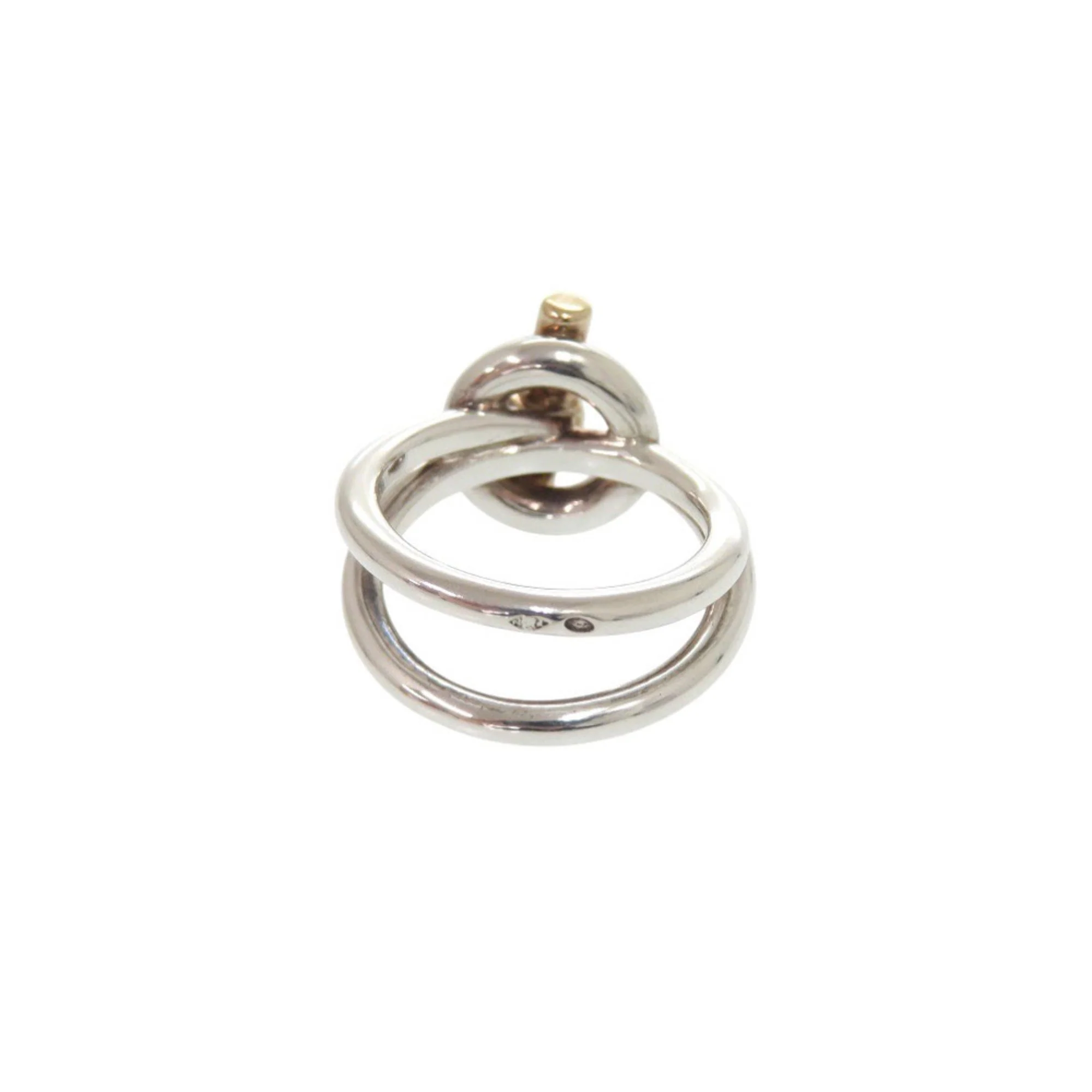 Croisette Ring 18K Gold and Sterling Silver - Image 3