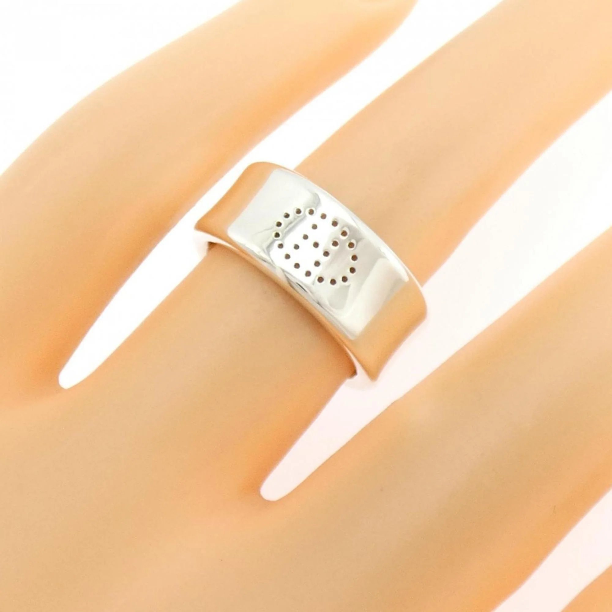 Eclipse Ribbon Band Ring Sterling Silver - Image 5