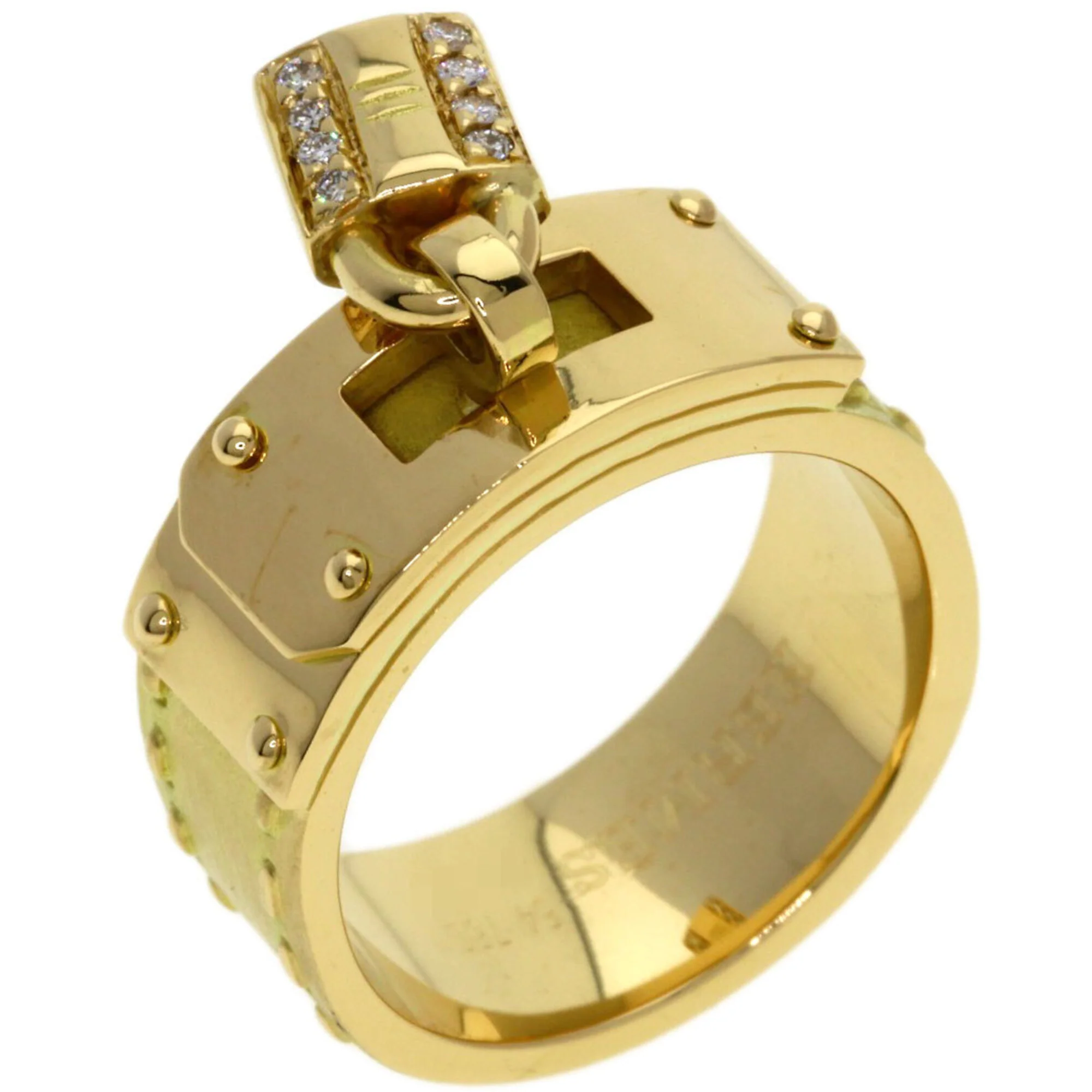 Kelly Ring 18K Yellow Gold with Diamond - Image 2