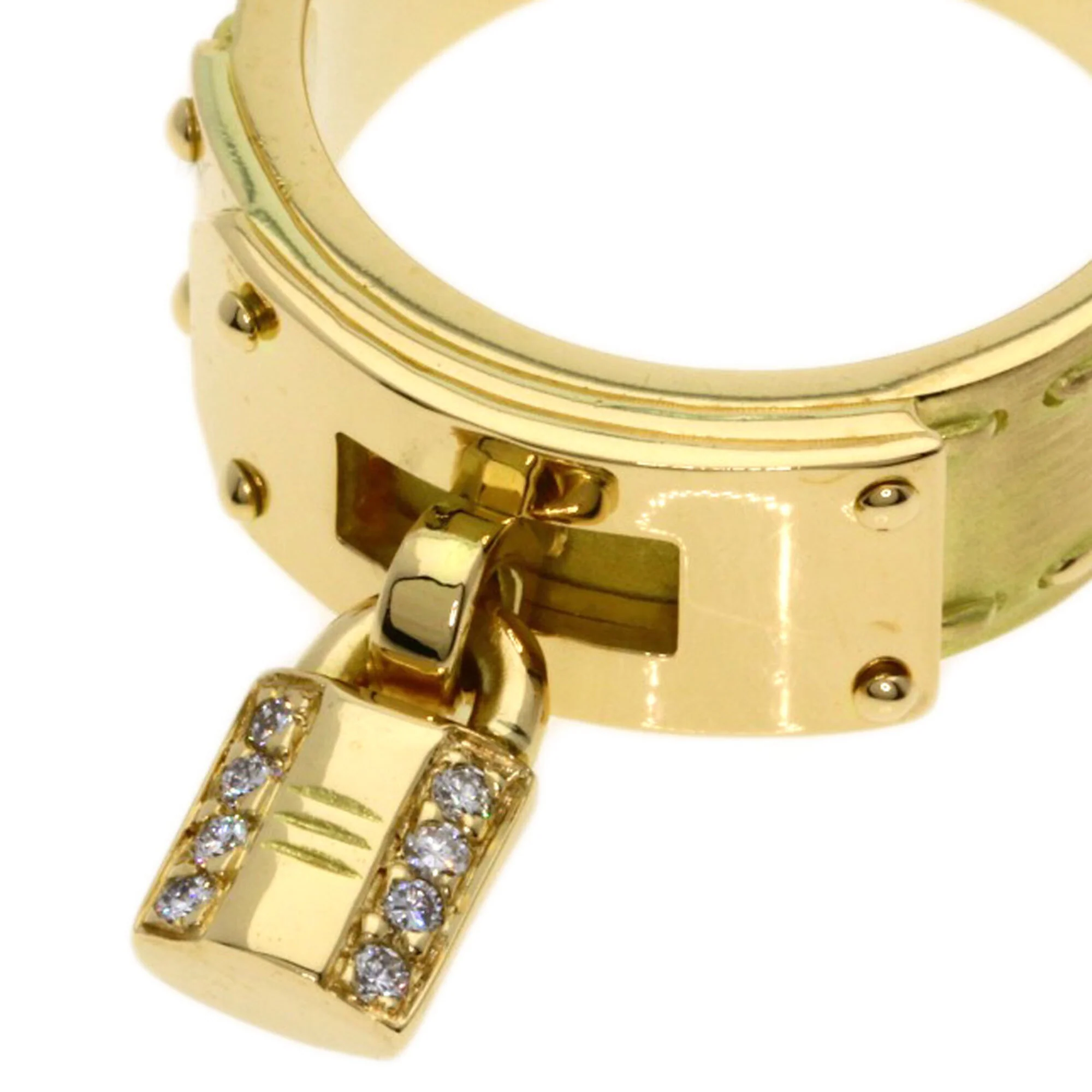 Kelly Ring 18K Yellow Gold with Diamond - Image 7