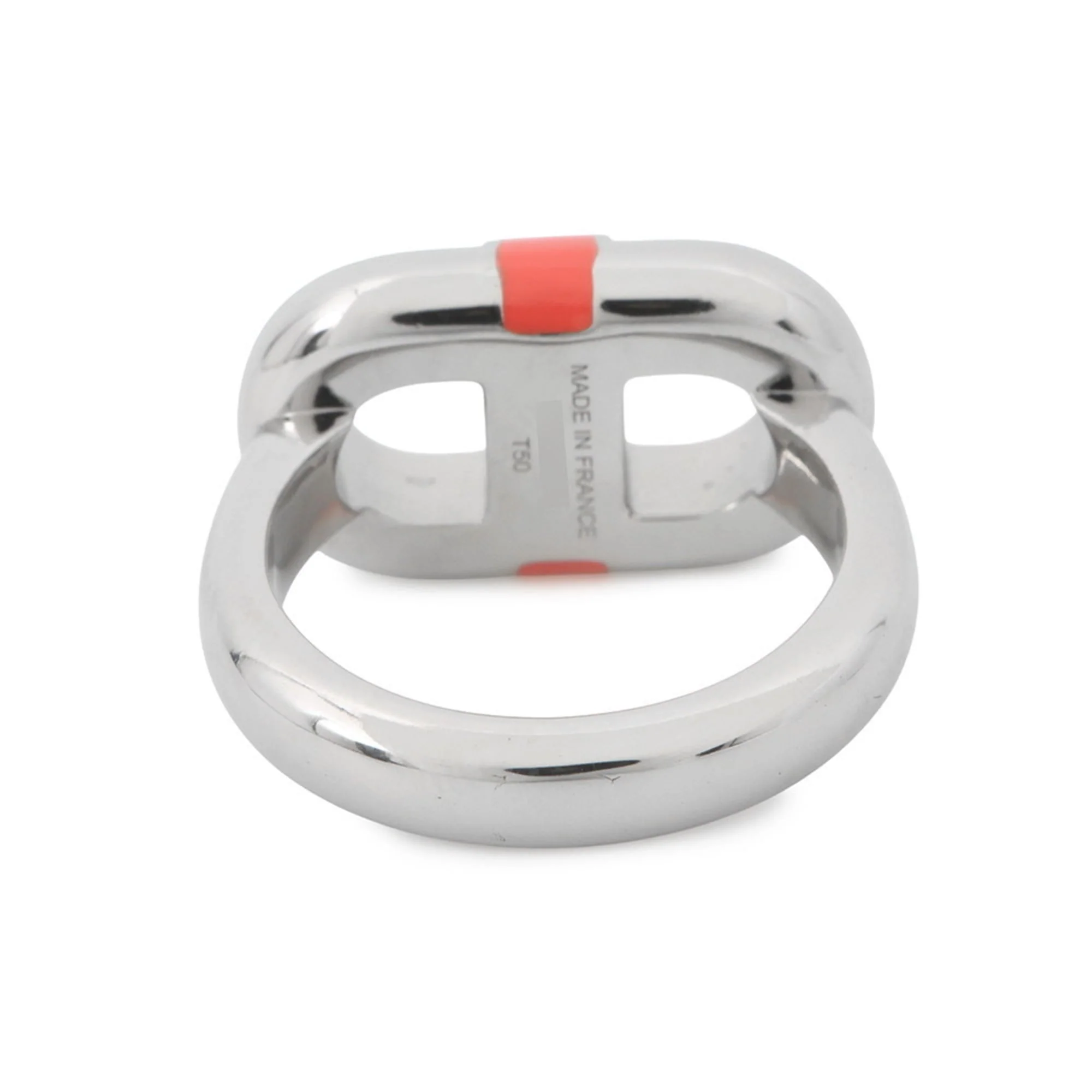 Maillon Orange Field Ring Sterling Silver - Image 3