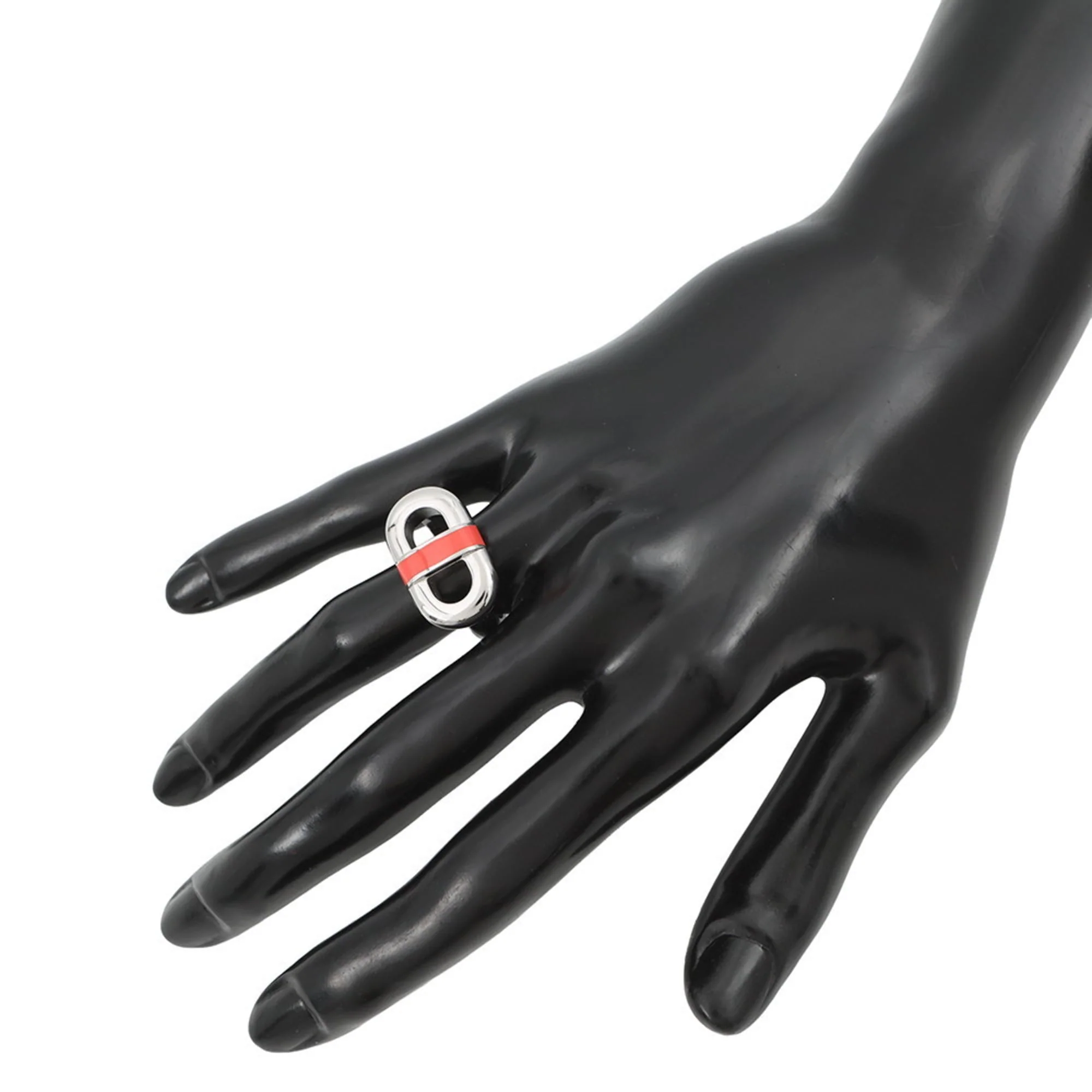 Maillon Orange Field Ring Sterling Silver - Image 4