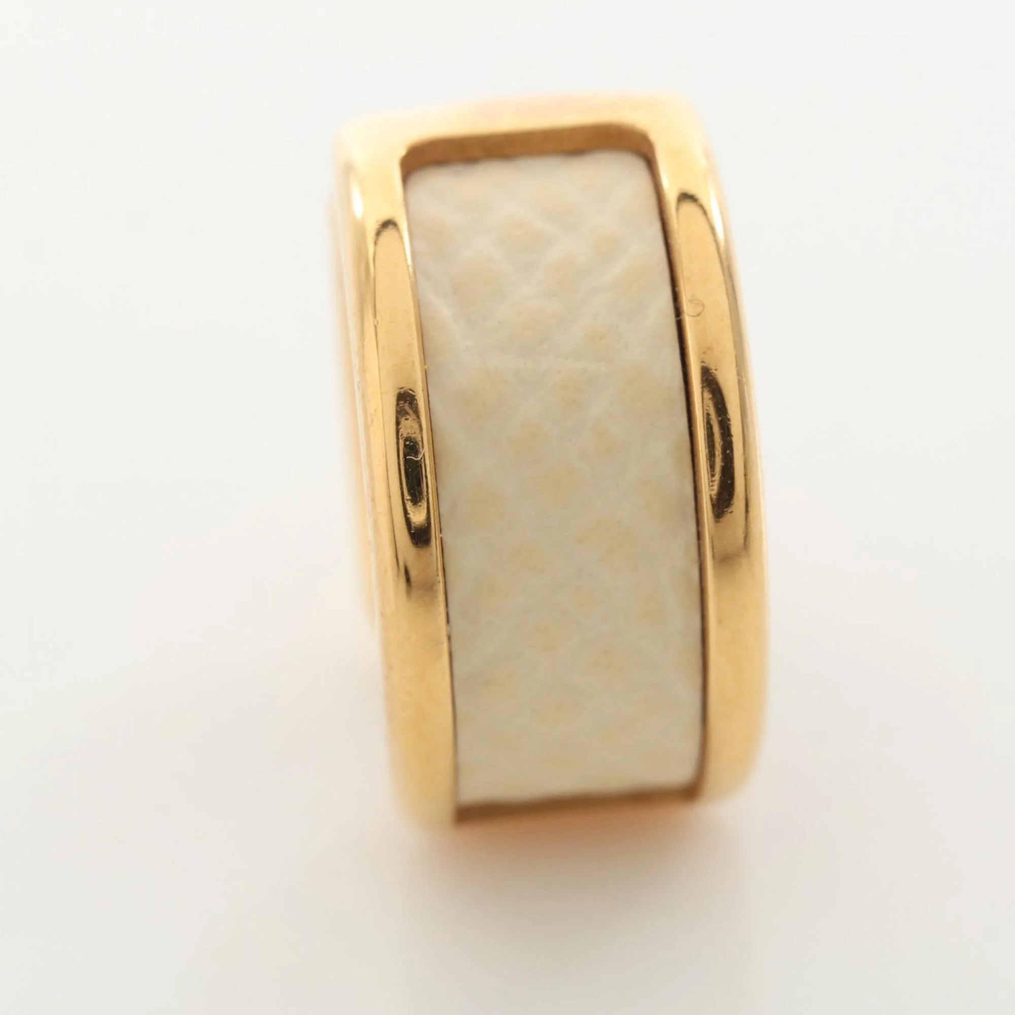 Olympe Ring Epsom Leather and Gold Plated Mini - Image 5