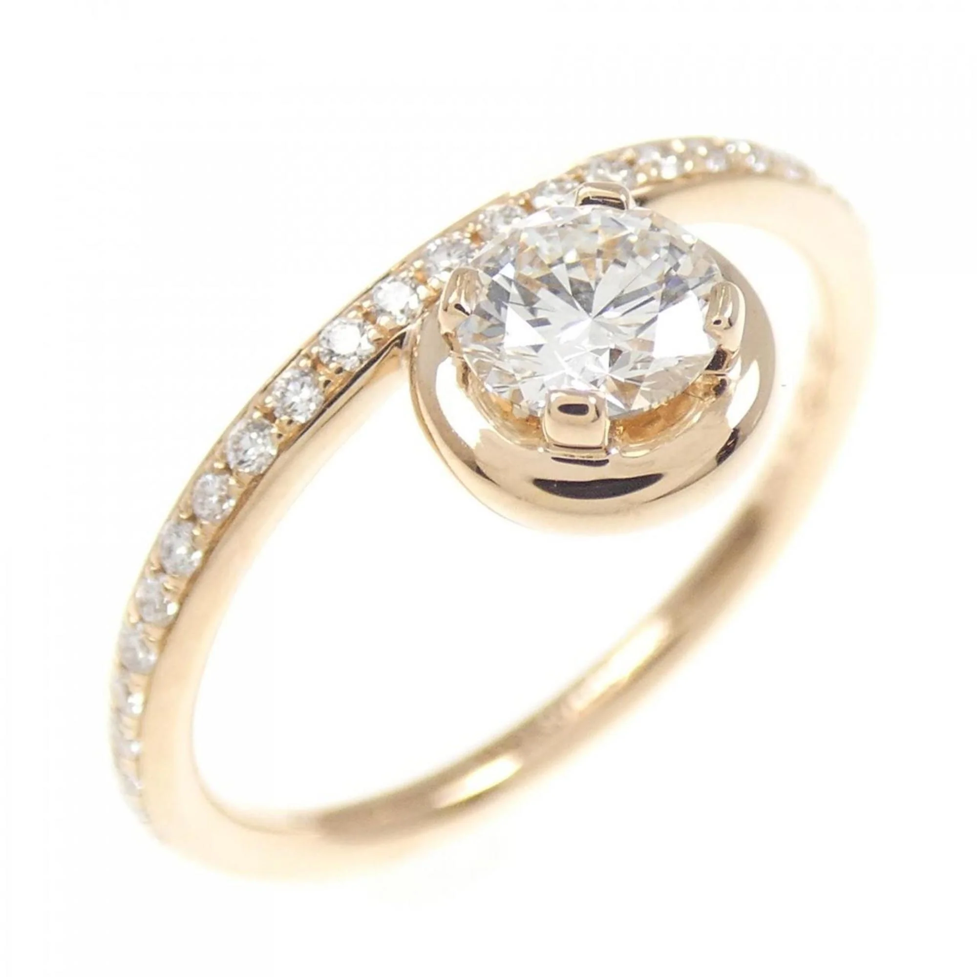 Petit Jetée Ring 18K Rose Gold With Diamond
