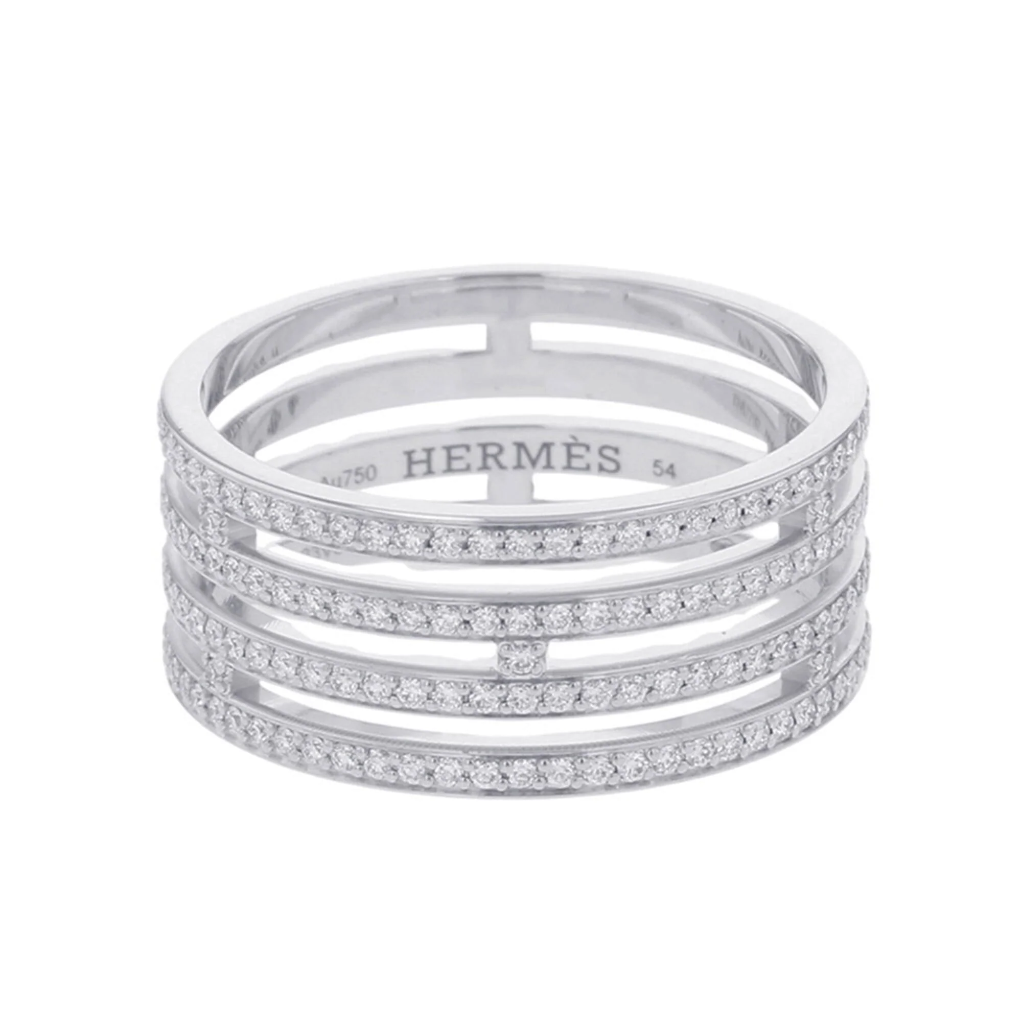 Ring 18K White Gold with Diamonds