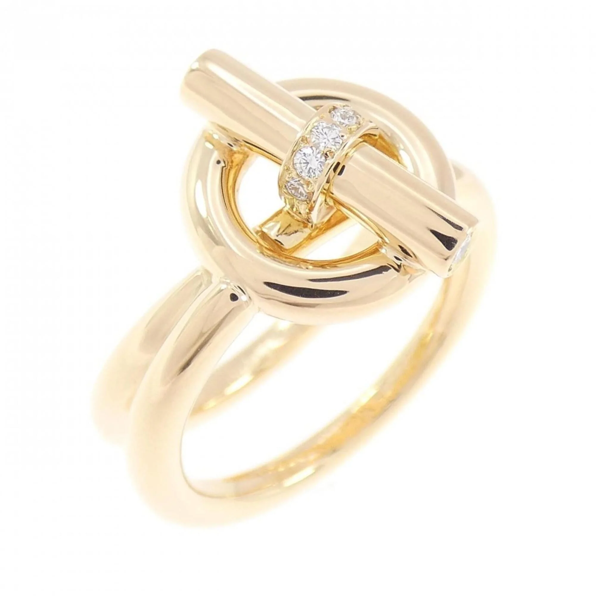 Ring 18K Yellow Gold with Diamond