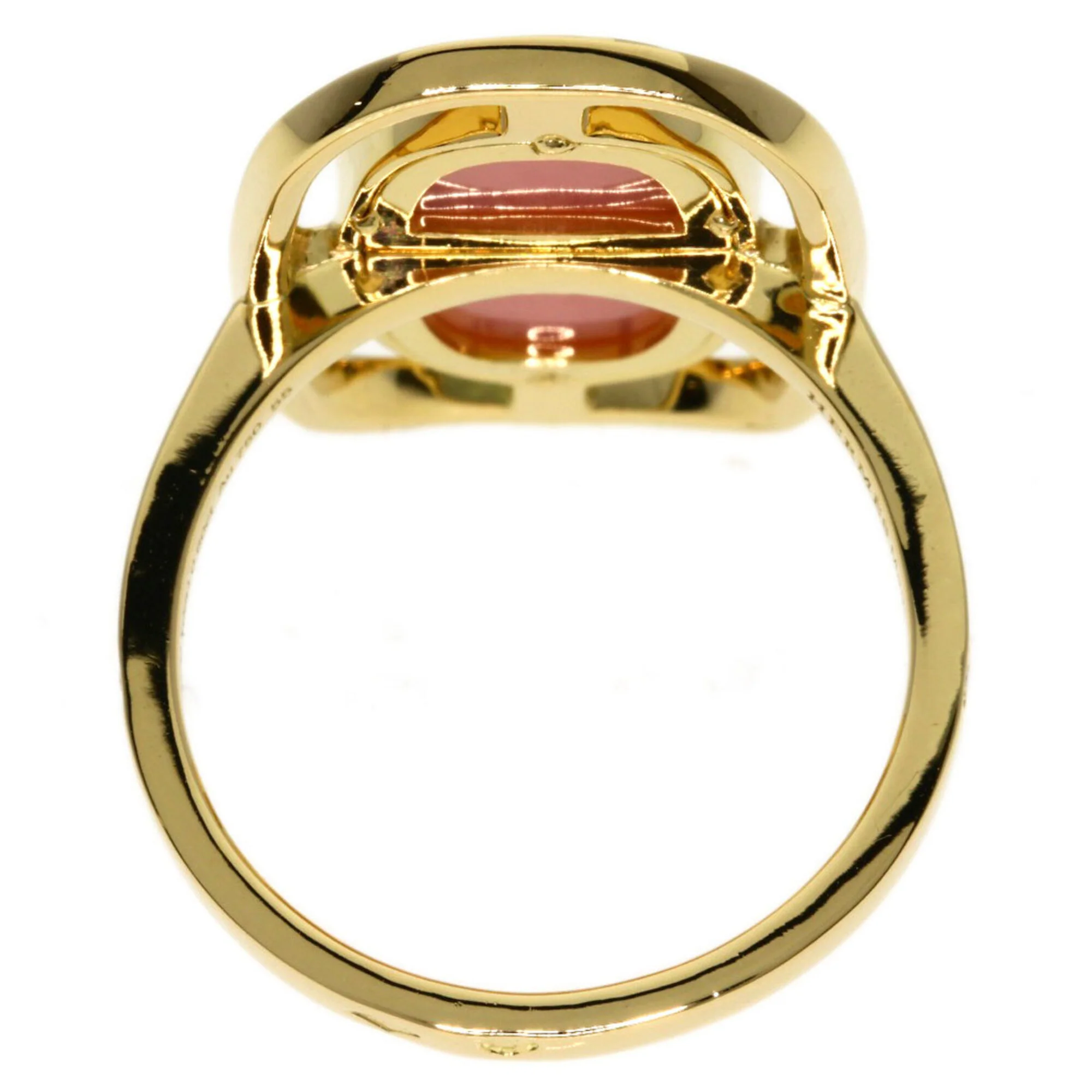 Ring 18K Yellow Gold With Diamond and Opal - Image 4